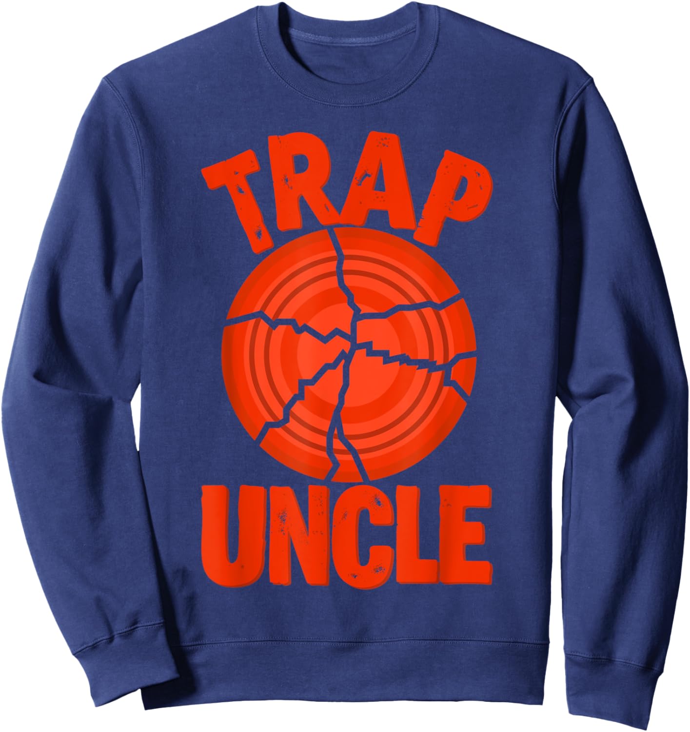 Trap Uncle Proud Trap Shooting Uncle Sweatshirt - Sweatshirt | Navy