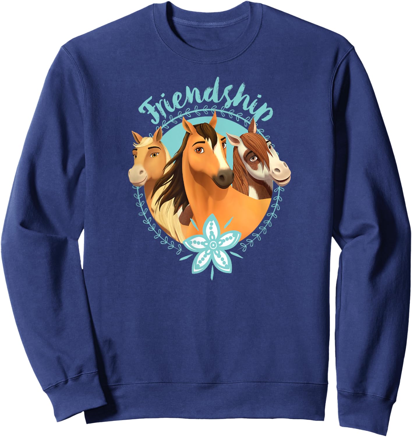 DreamWorks Spirit Riding Free Friendship Sweatshirt - Sweatshirt | Navy