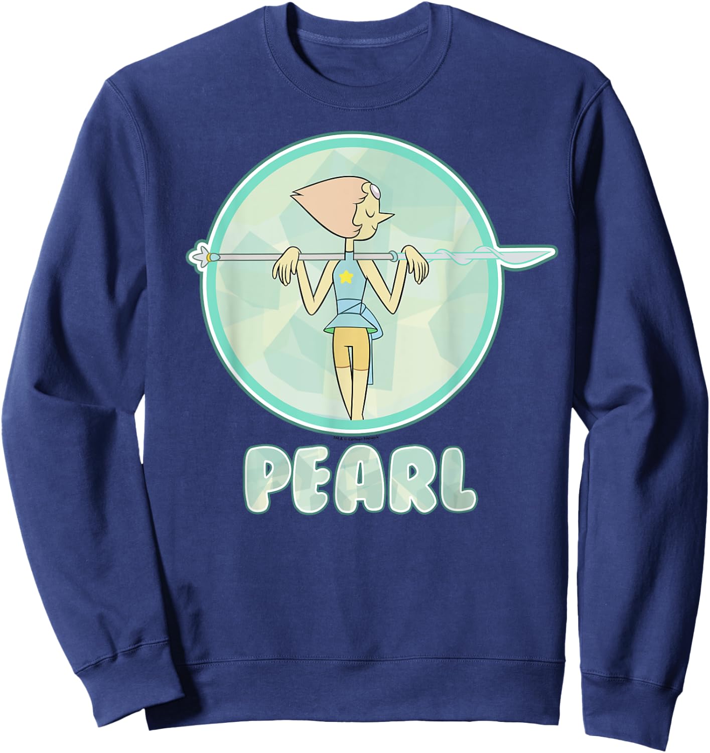 Stevens Univers Pearl Gem Protector Graphic Sweatshirt - Sweatshirt | Navy