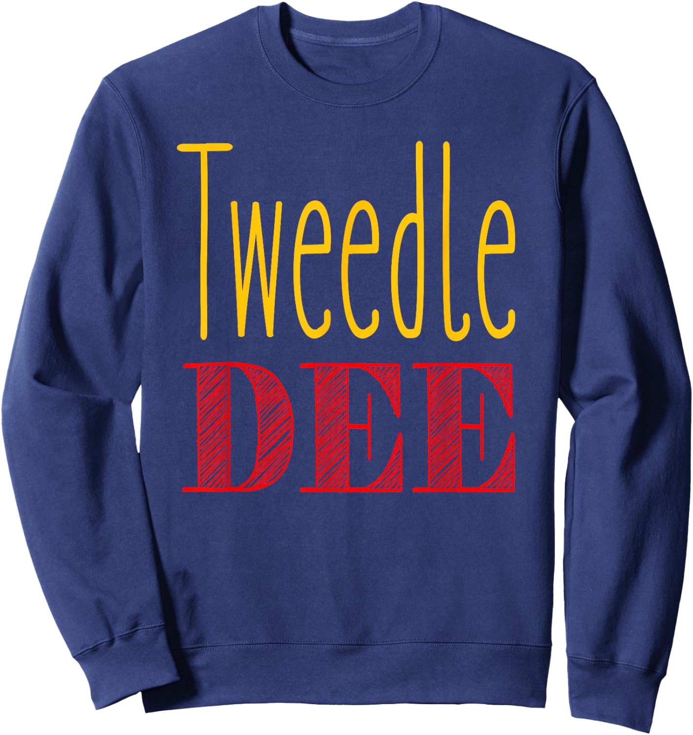 Tweedle Dee Halloween Costume Sweatshirt - Sweatshirt | Navy