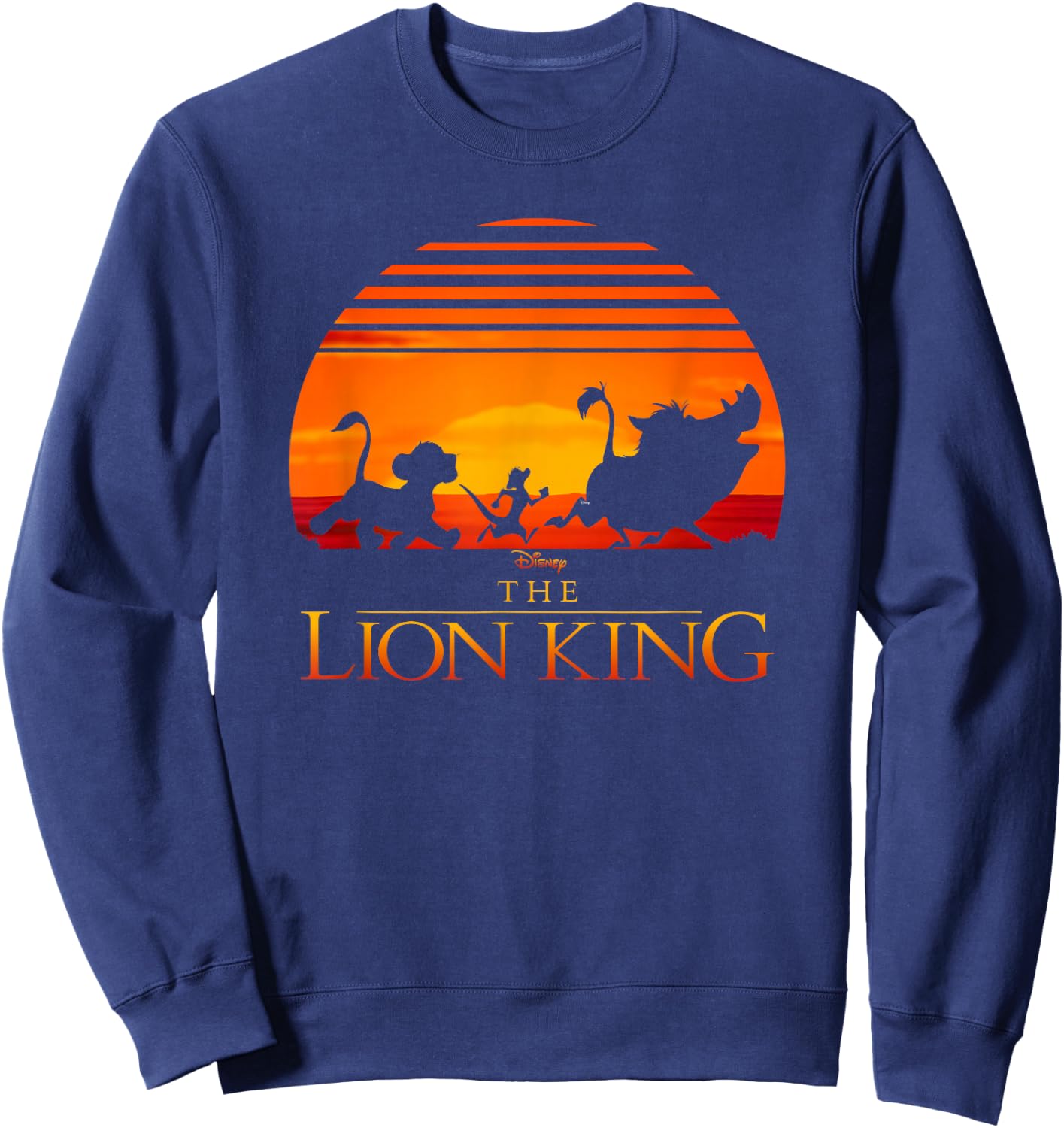 Disney Lion King Classic Sunset Squad Sweatshirt - Sweatshirt | Navy