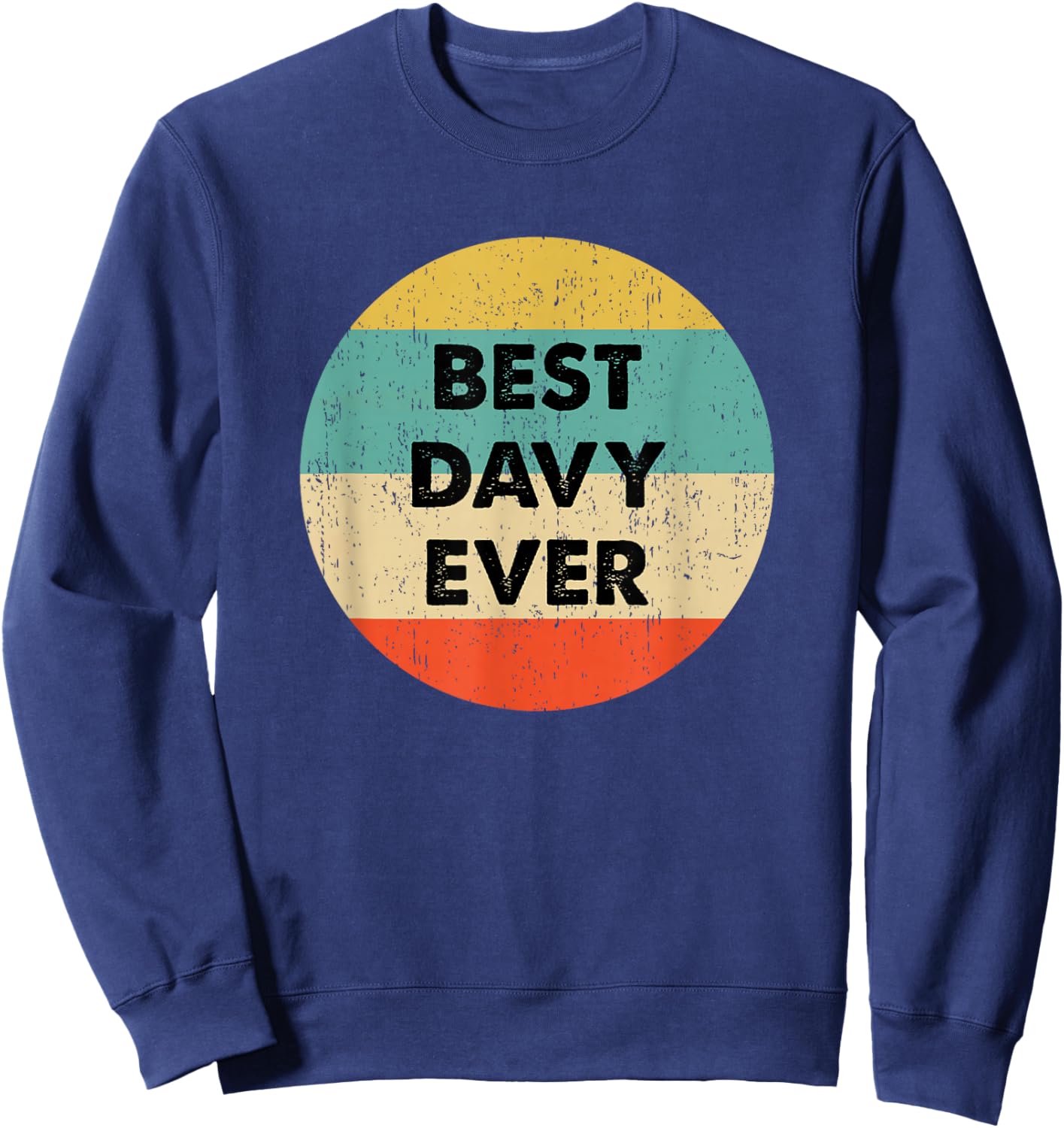Davy Name Sweatshirt - Sweatshirt | Navy