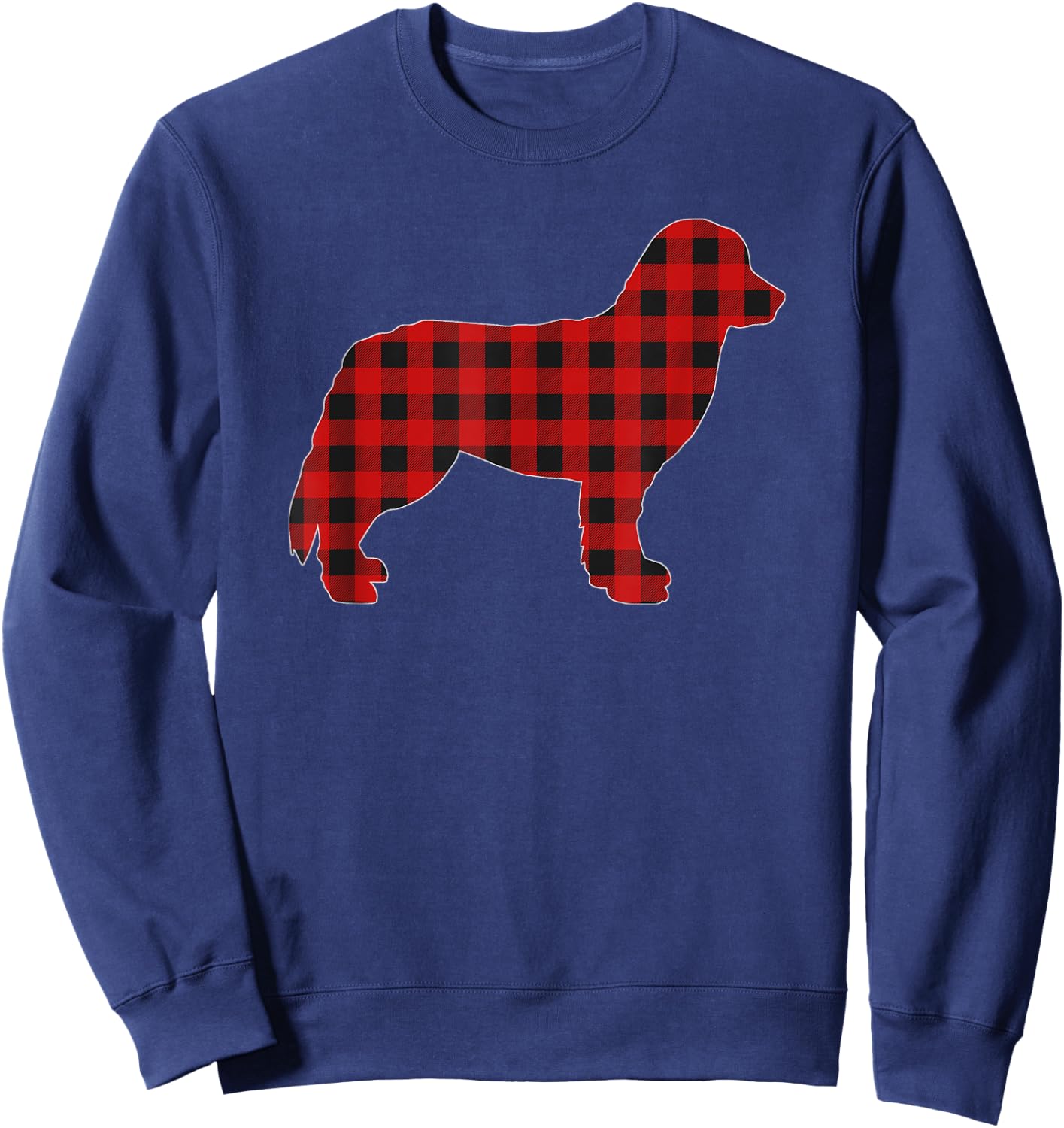 Christmas Pajama Bernese Mountain Dog Dogs Pajamas Xmas Gift Women Sweatshirt - Sweatshirt | Navy