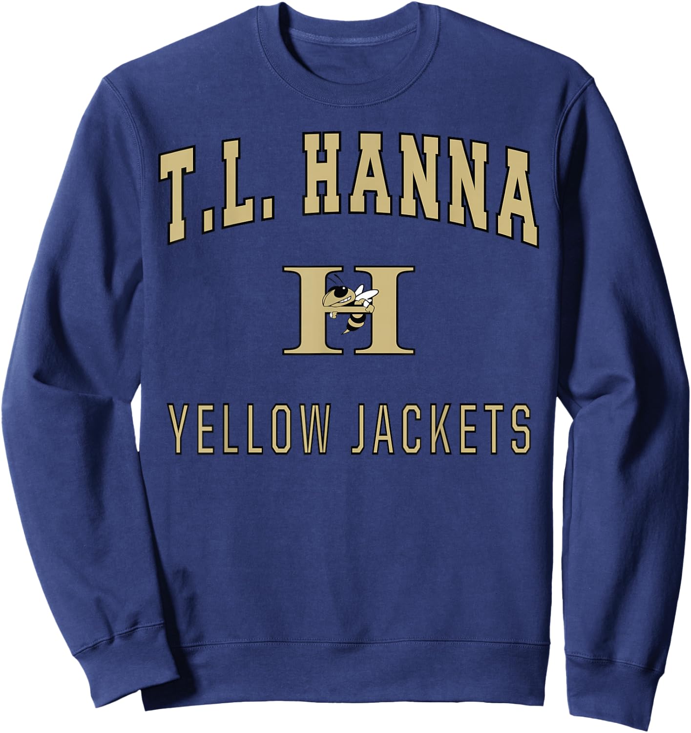 T.L. Hanna High School Yellow Jackets Sweatshirt - Sweatshirt | Navy