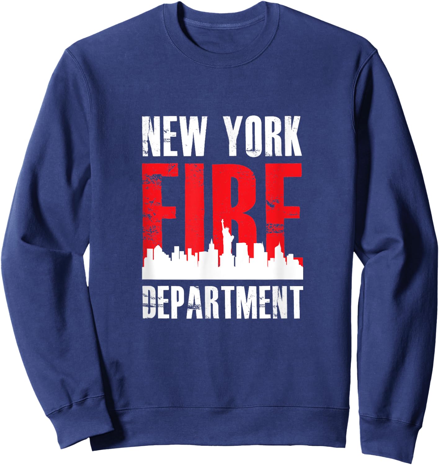 Cool Firefighter Shirts Gift Firefighter: NYFD New York Sweatshirt - Sweatshirt | Navy