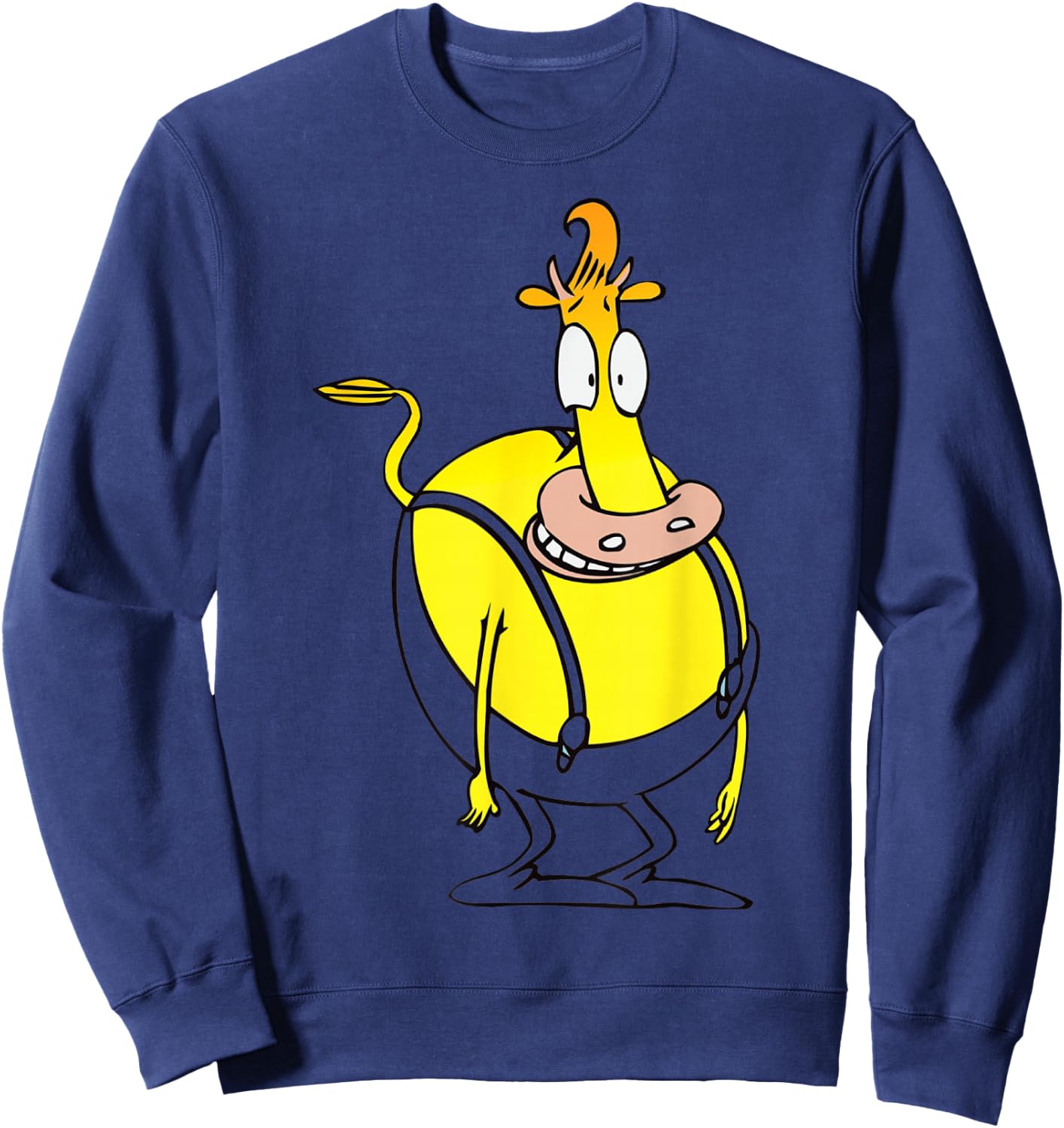 Nickelodeon Rocko's Modern Life Character Heffer Wolfe Sweatshirt - Sweatshirt | Navy
