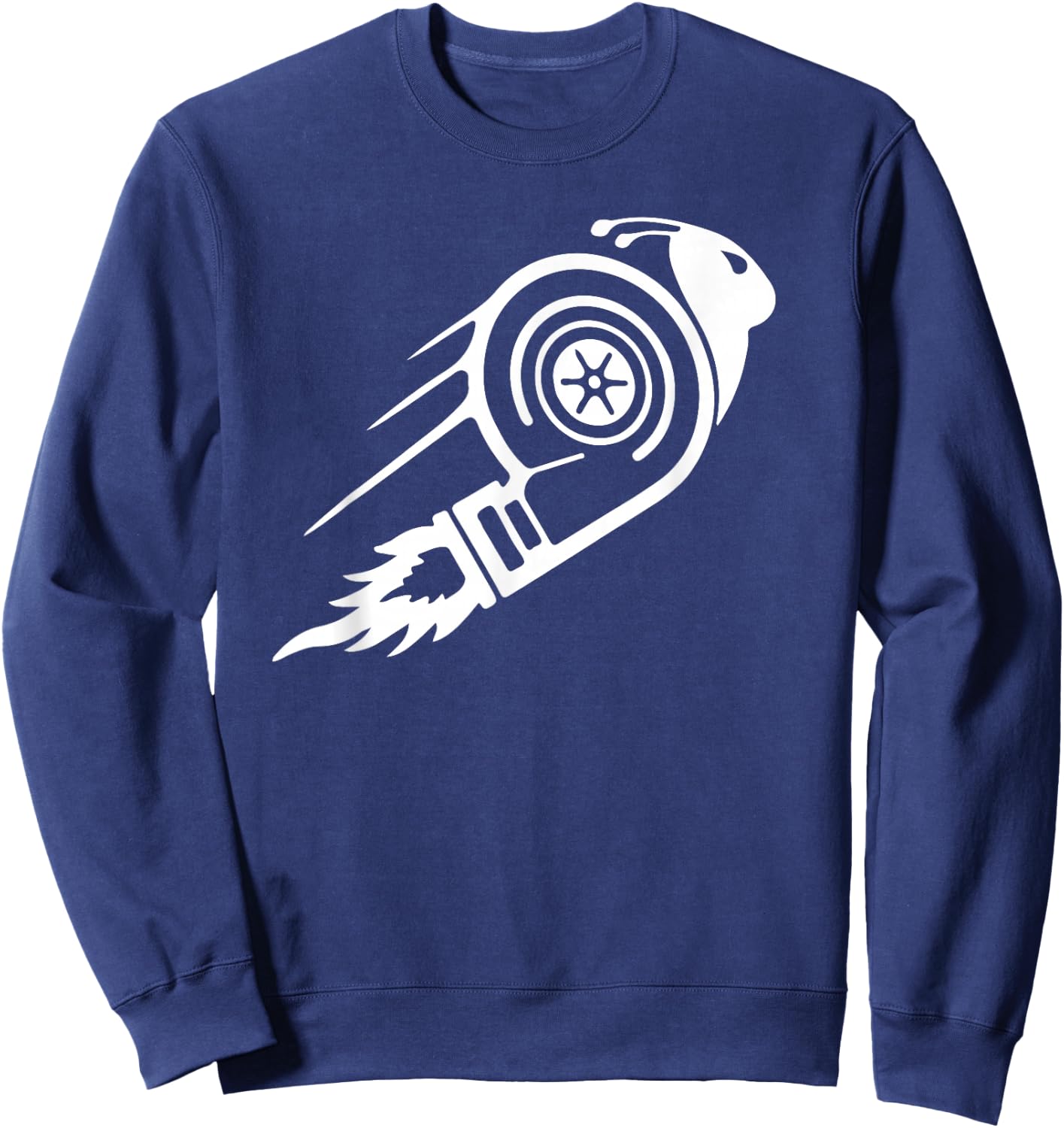 Turbo Snail Boost Racing Team Sweatshirt - Sweatshirt | Navy