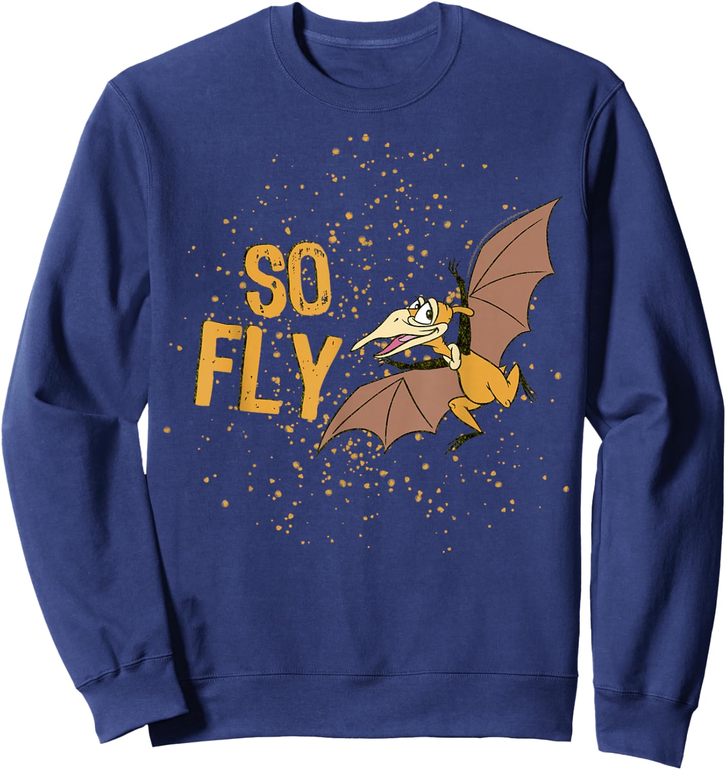 Land Before Time Petrie Is So Fly Sweatshirt - Sweatshirt | Navy