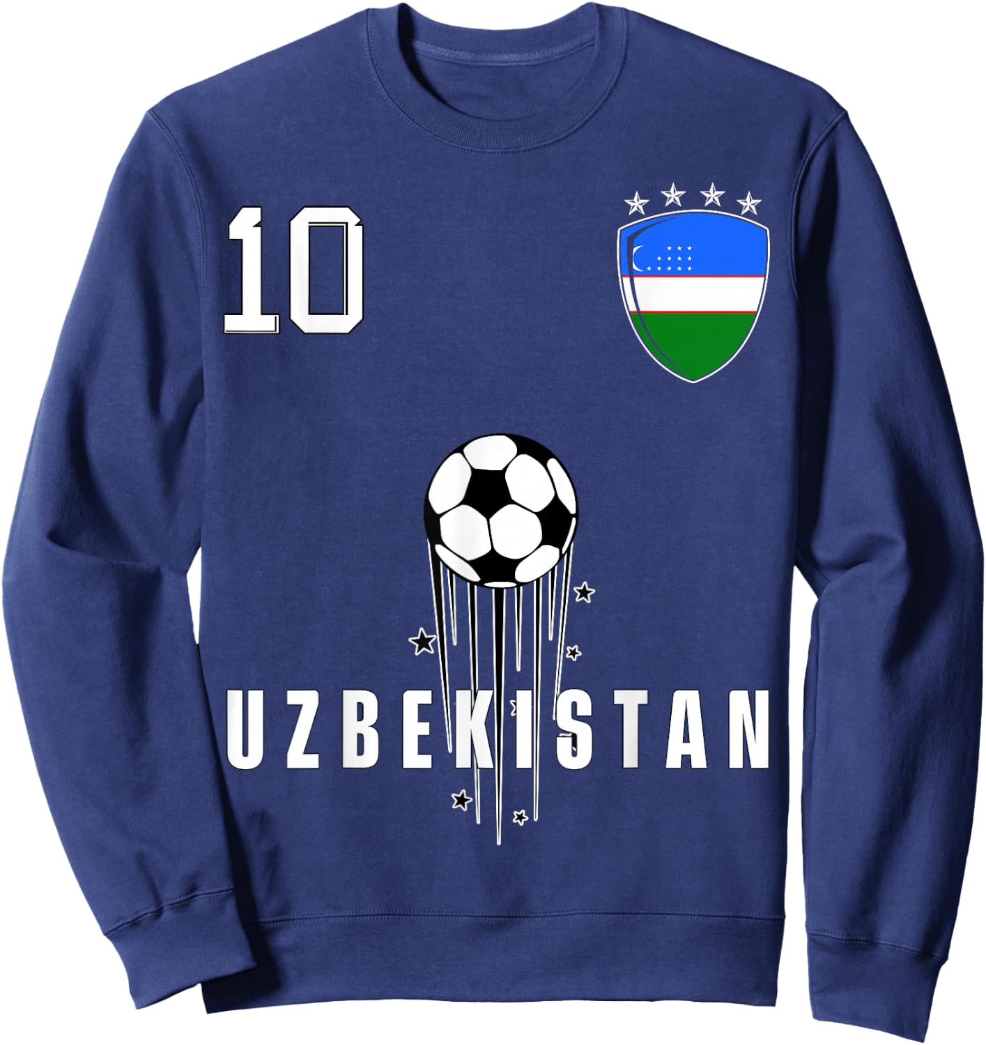 Uzbekistan Flag Uzbekistani Pride Lovers Sweatshirt - Sweatshirt | Navy