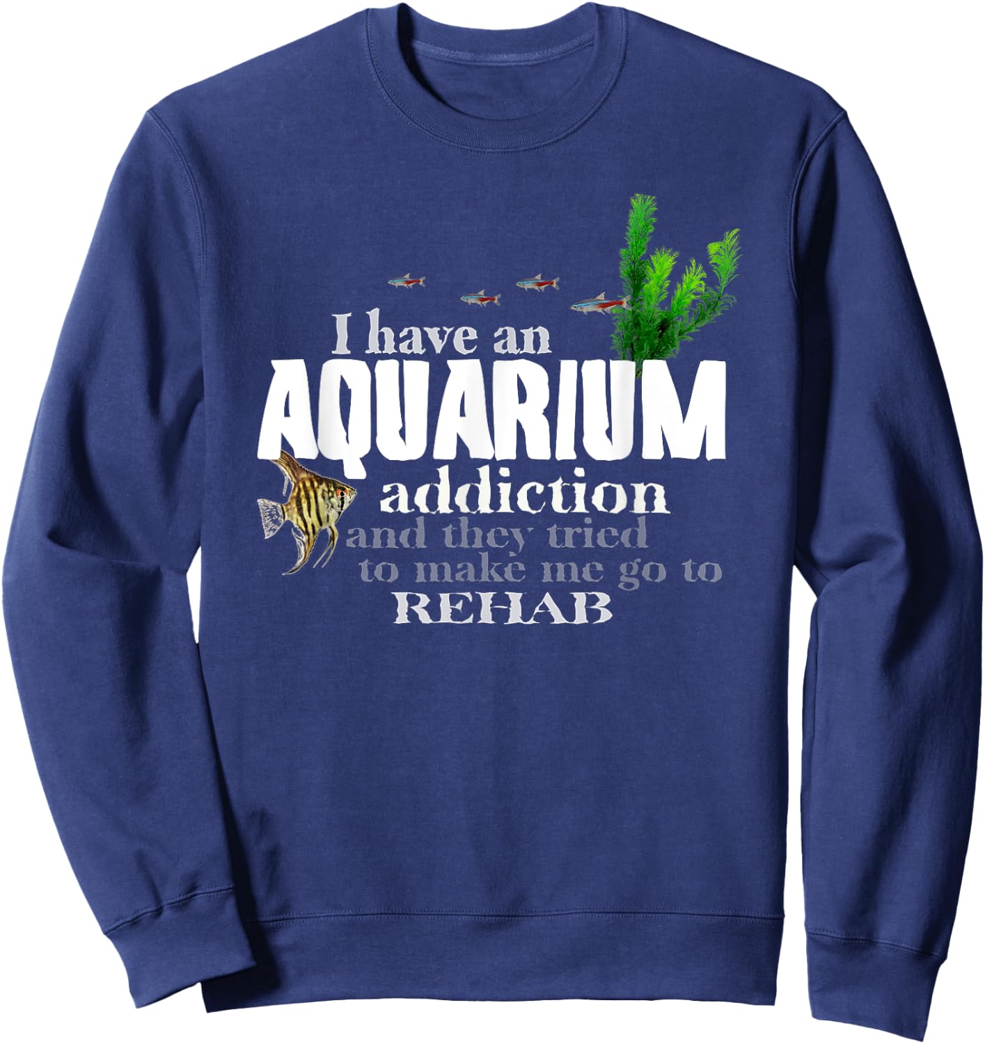 Original Aquarium for real fish tank hobby addicts Sweatshirt - Sweatshirt | Navy