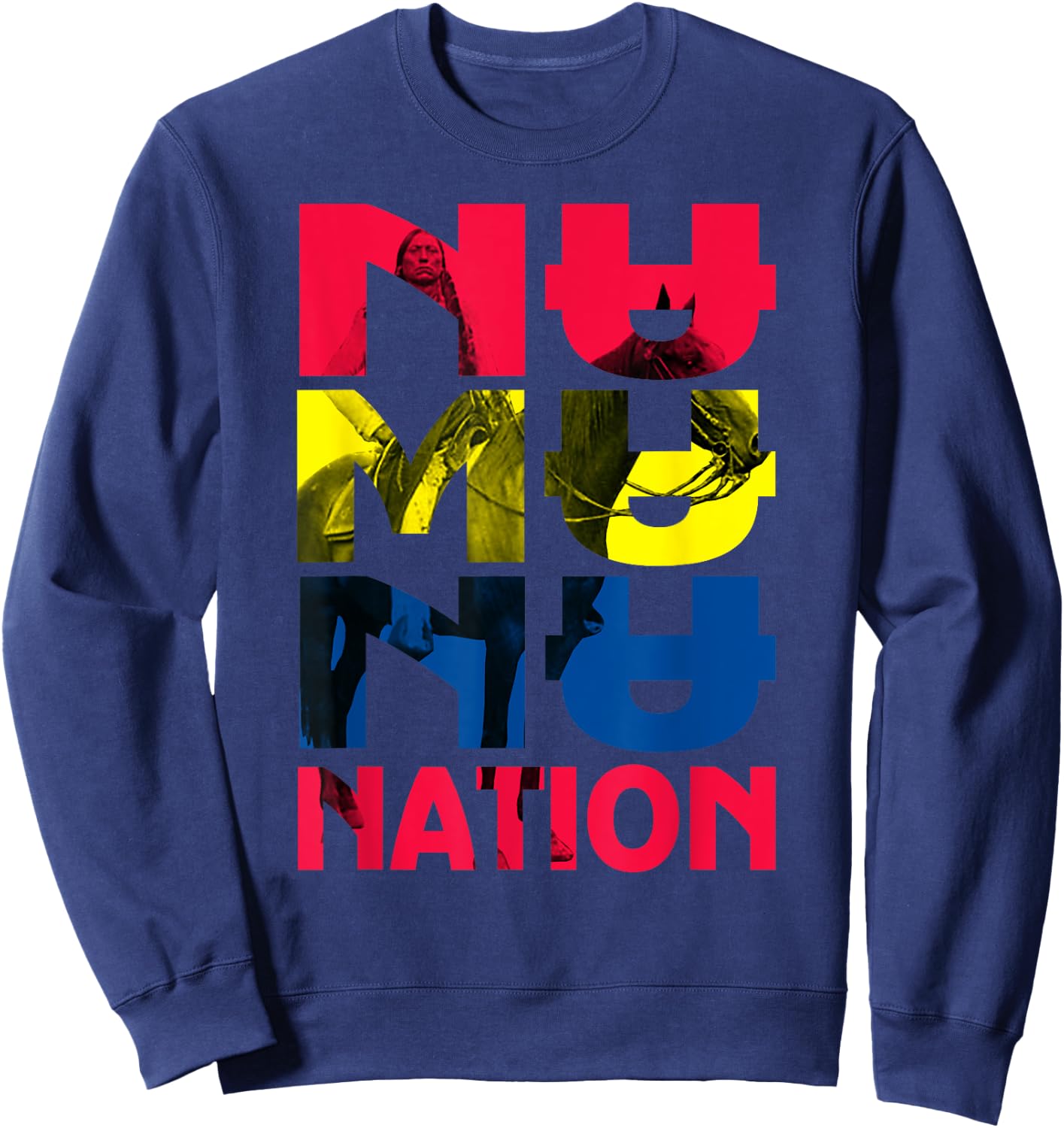 Numunu Quanah Parker Sweatshirt - Sweatshirt | Navy