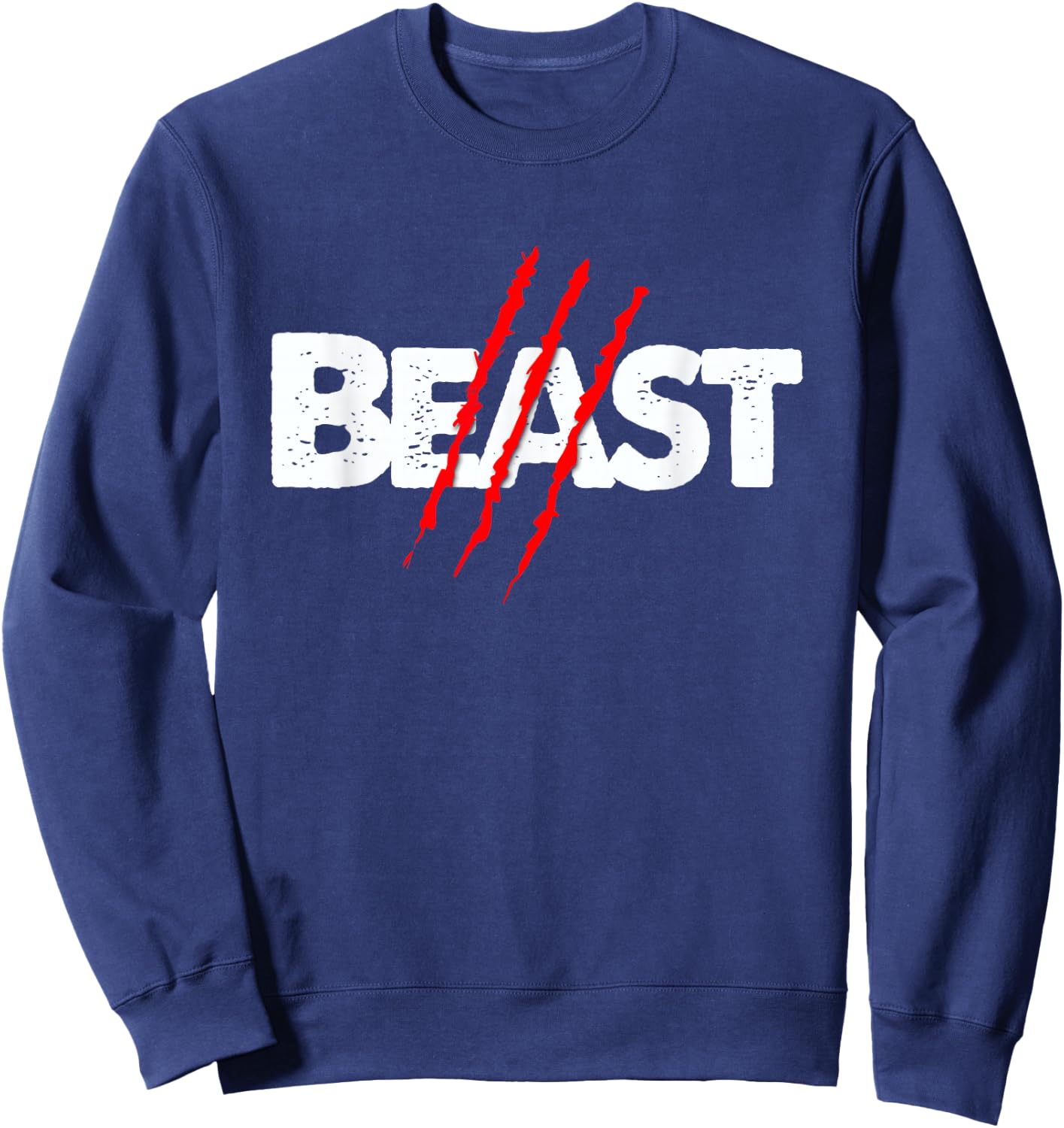Beast Scratch Sweatshirt - Sweatshirt | Navy