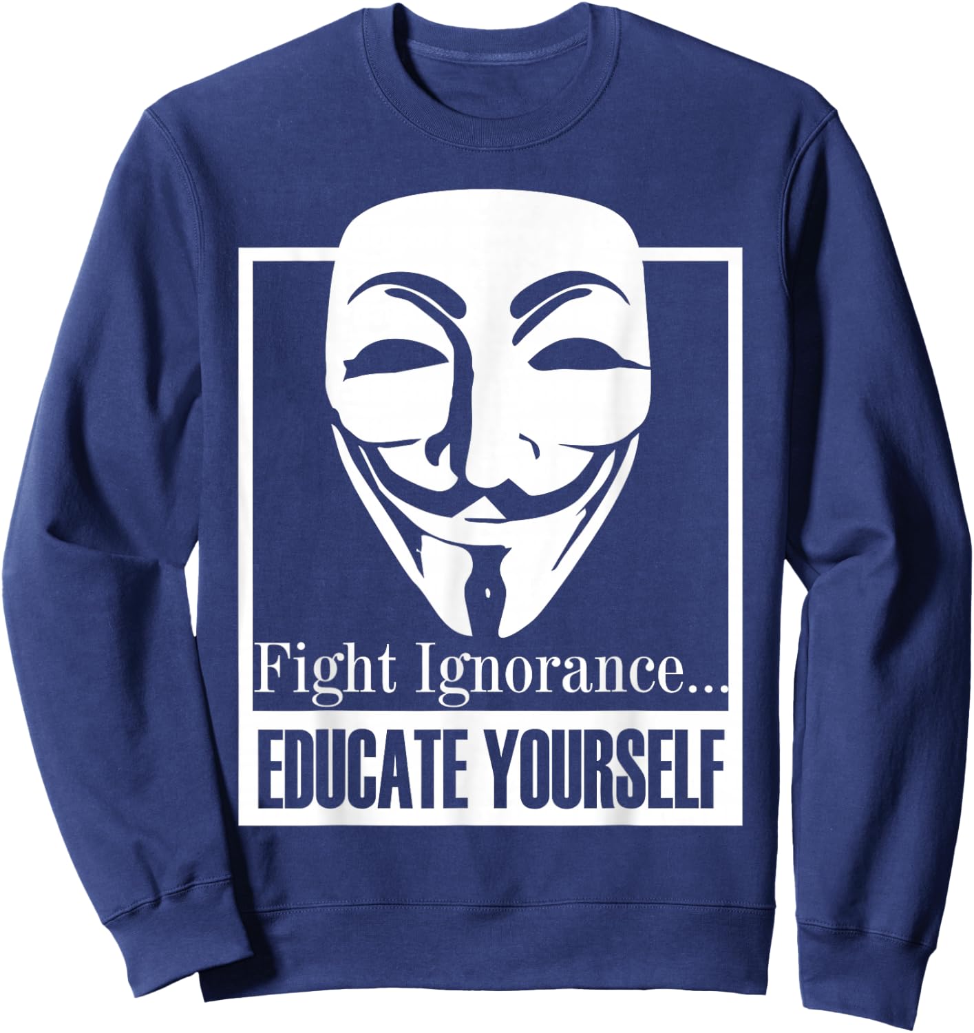 We Are Anonymous Shirt Gifts Hacker Coding Shirt Programmer Sweatshirt - Sweatshirt | Navy