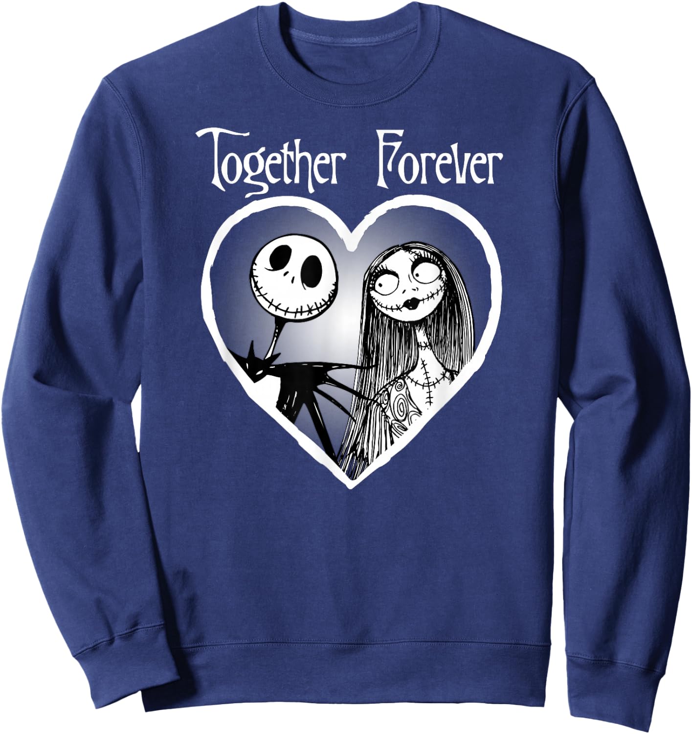 Disney Jack Skellington Together Forever Short Sleeve Sweatshirt - Sweatshirt | Navy