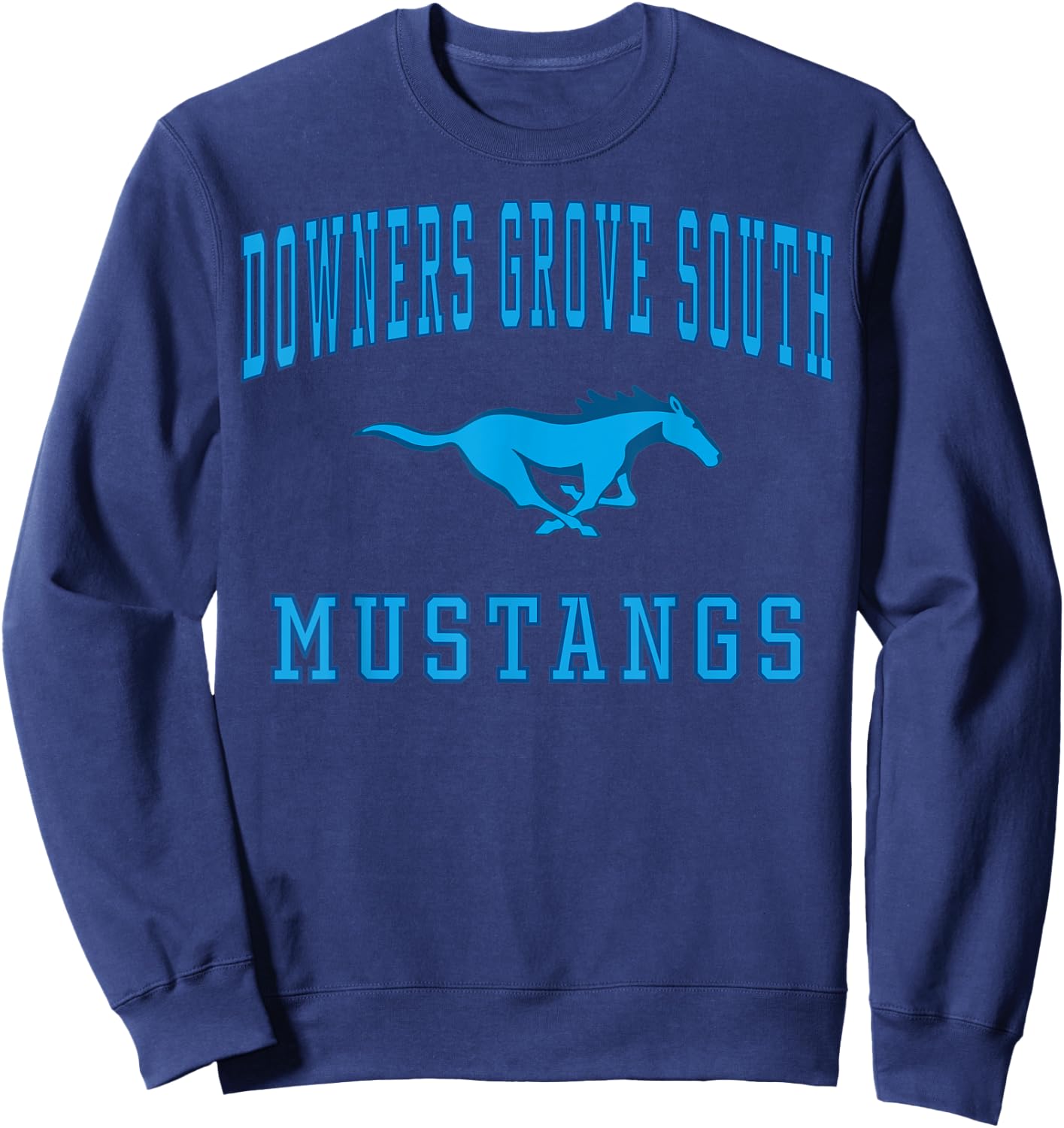 Downers Grove South High School Mustangs C1 Sweatshirt - Sweatshirt | Navy