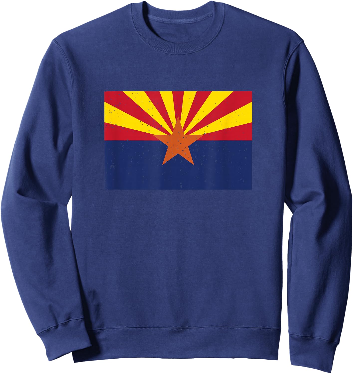 State Flag : Vintage Arizona AZ State Flag Sweatshirt - Sweatshirt | Navy