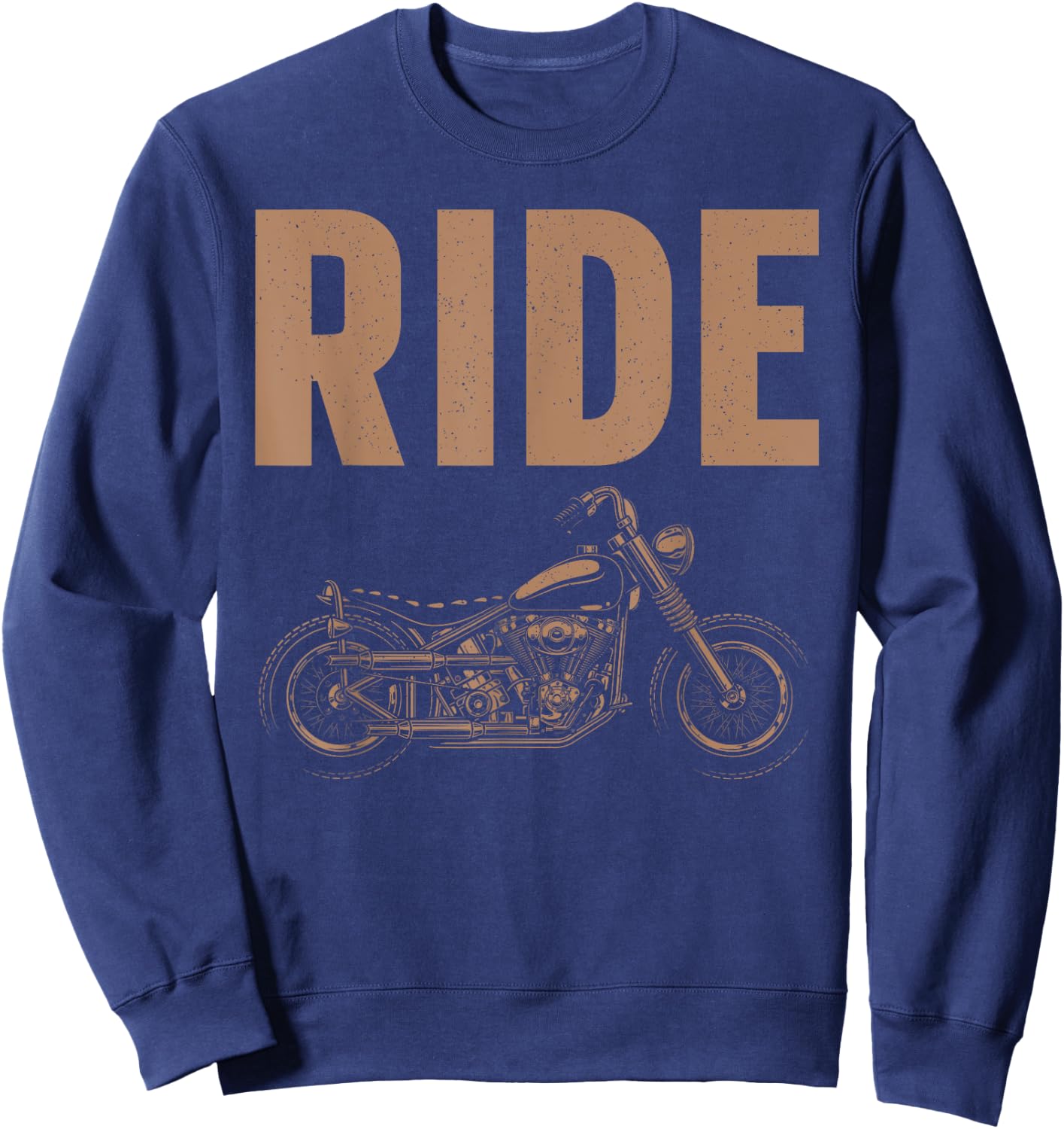 Cool Motorcycle Design Women Biking Motorcycle Lover Sweatshirt - Sweatshirt | Navy