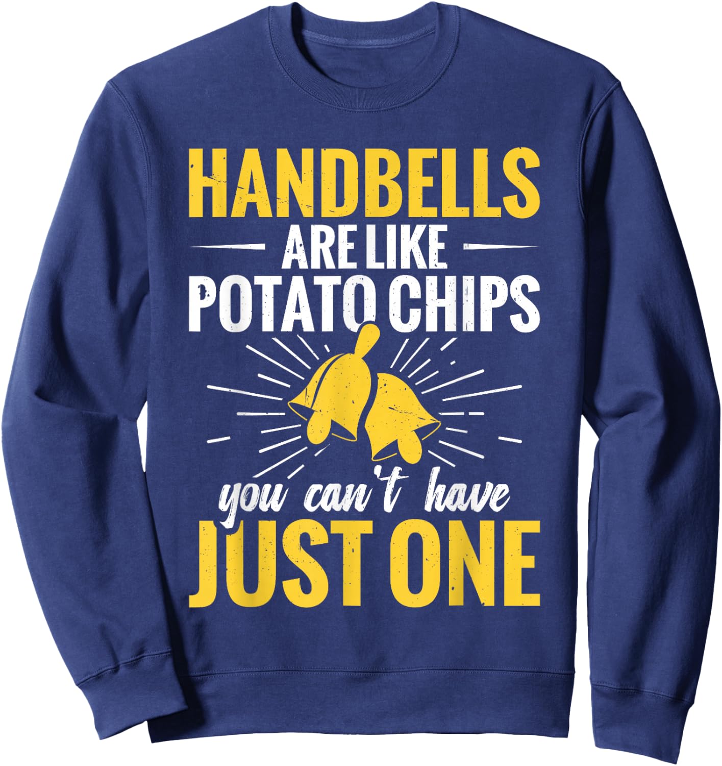Handbells Player Brass Musician Church Handbell Choir Sweatshirt - Sweatshirt | Navy