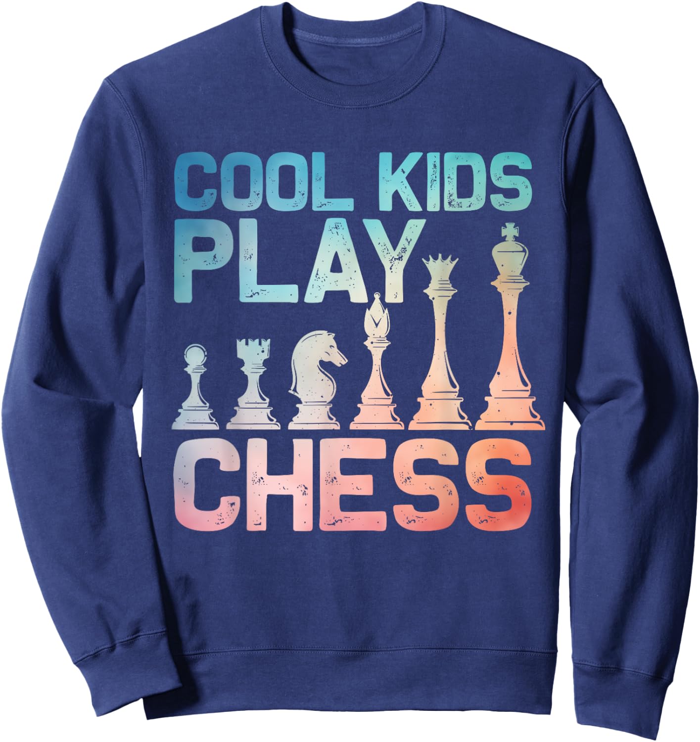 Chess Art Women Board Game Chess Player Chess Lover Sweatshirt - Sweatshirt | Navy
