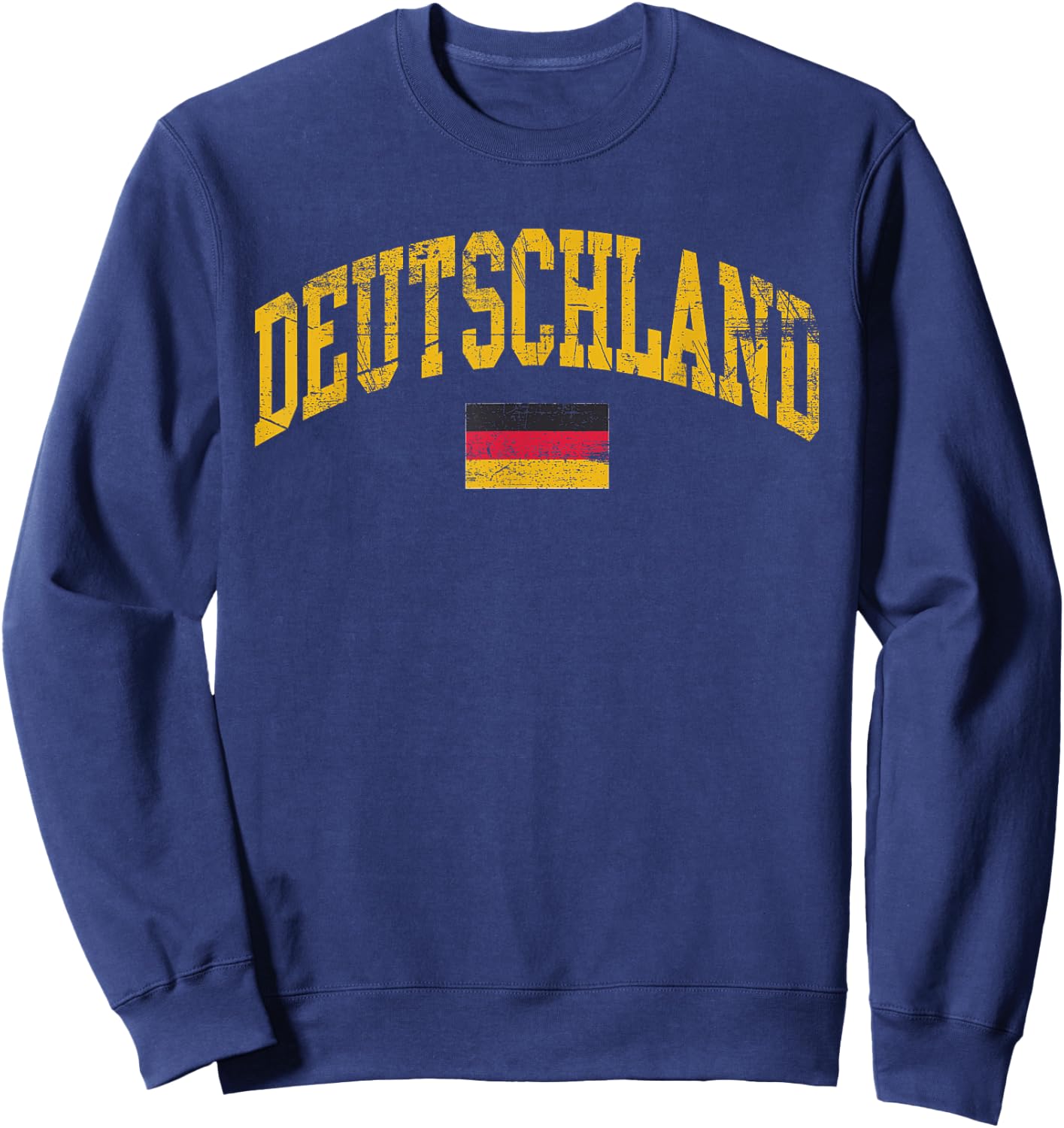Deutschland Flag of German Pride Germany Flag Sweatshirt - Sweatshirt | Navy