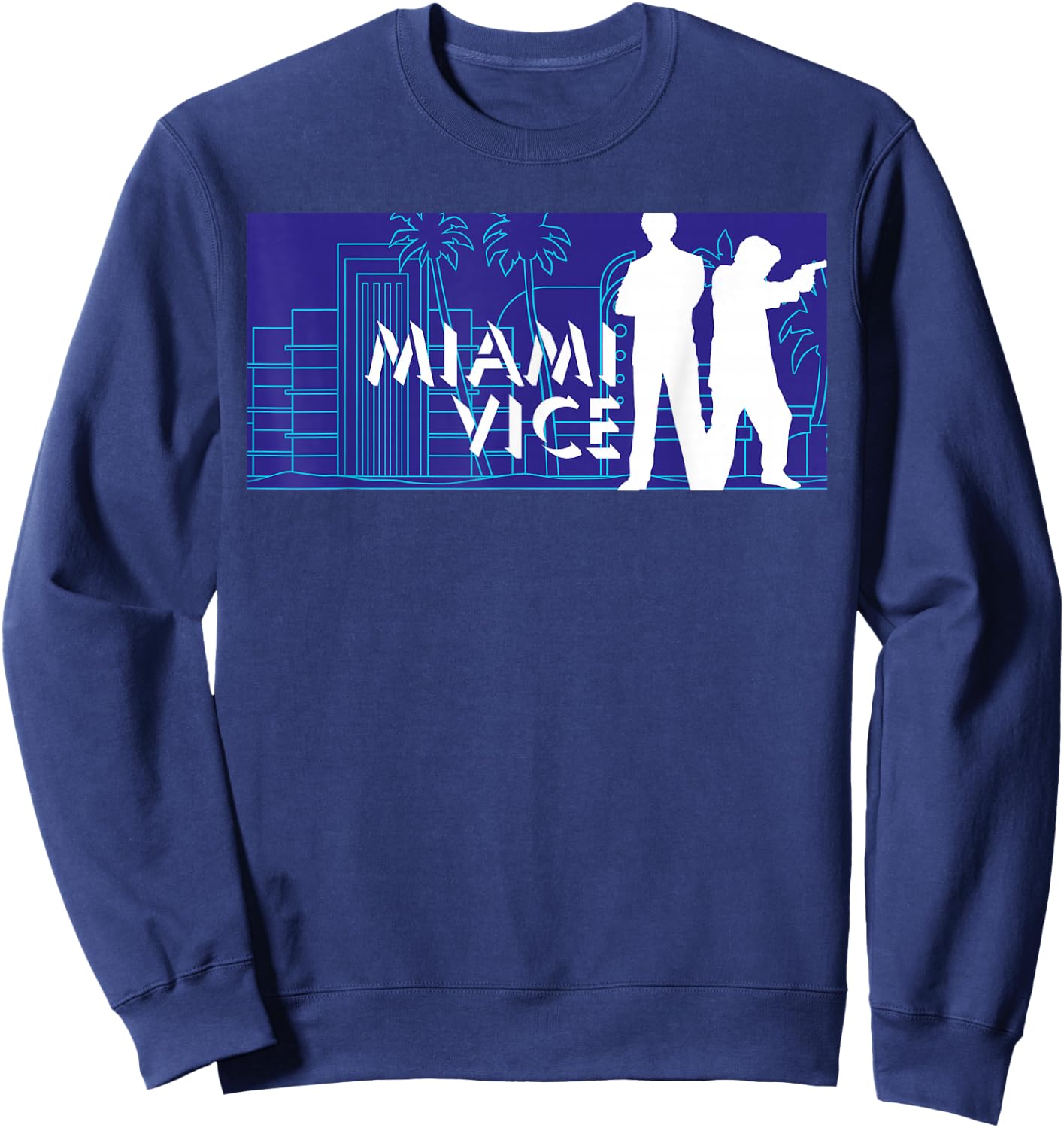 Miami Vice Classic Billboard Sweatshirt - Sweatshirt | Navy