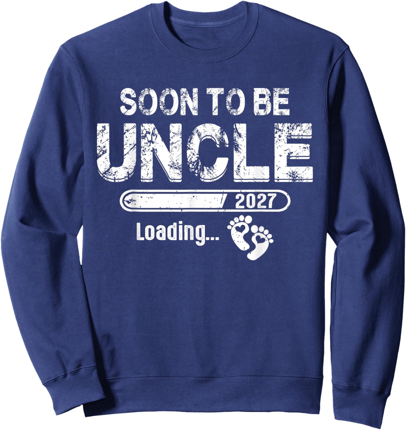 Soon to Be Uncle est 2027 Pregnancy Announcement Dad Sweatshirt - Sweatshirt | Navy