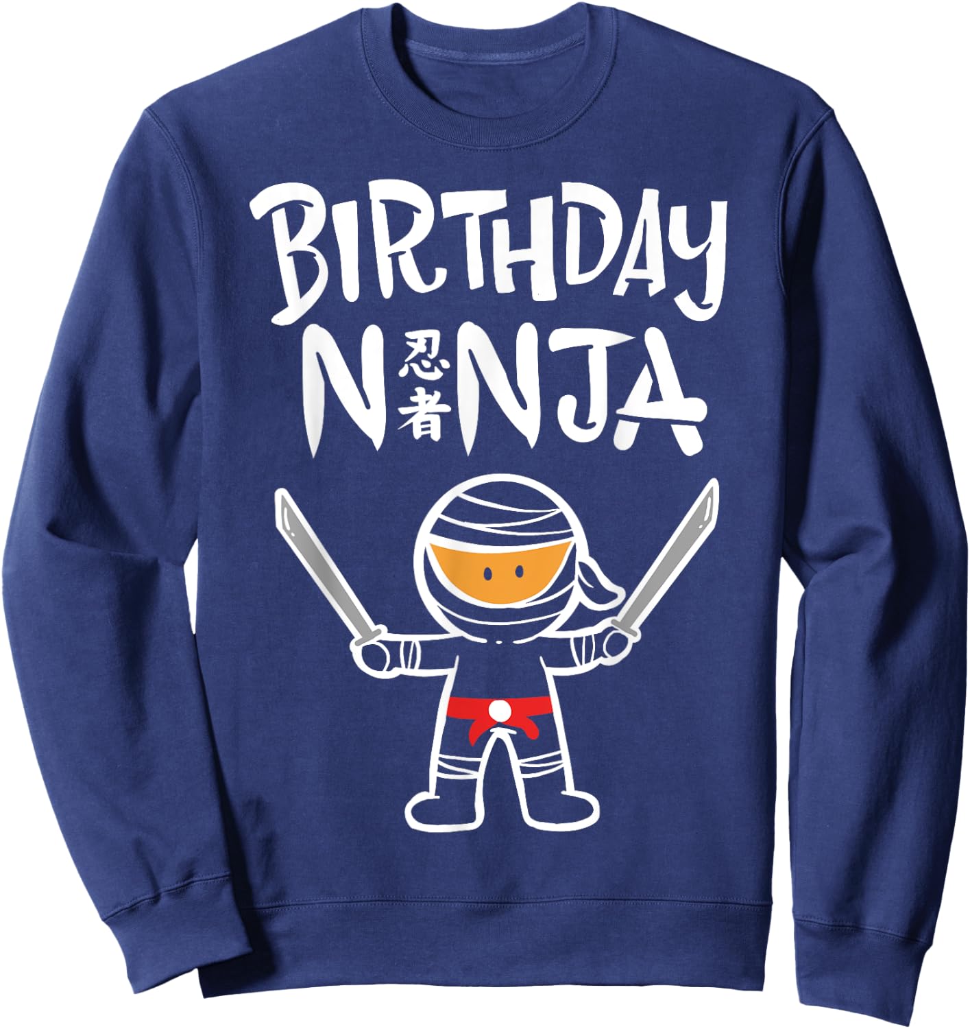 Birthday Ninja Sweatshirt - Sweatshirt | Navy