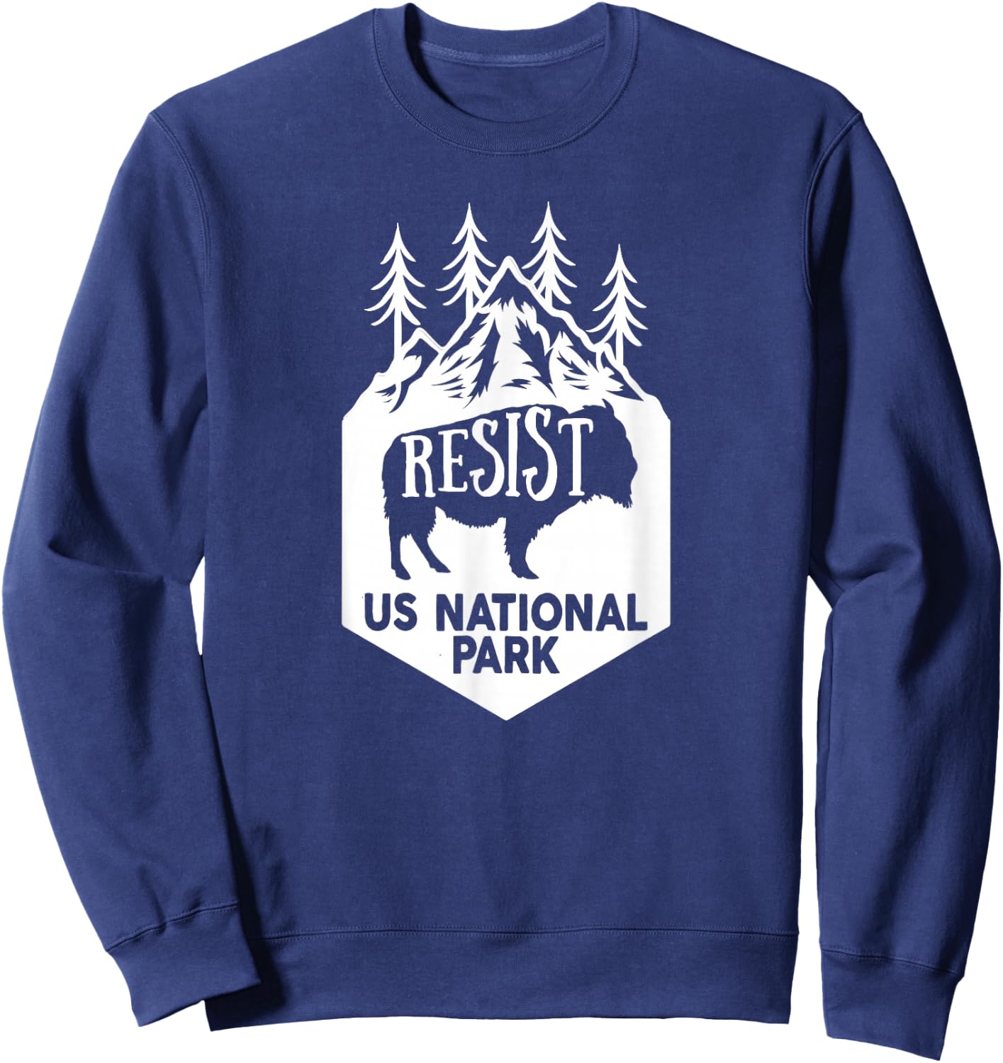 ALT US National Park Resist Service Sweatshirt - Sweatshirt | Navy
