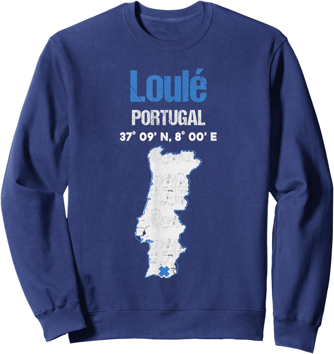 Loulé Portugal City Sweatshirt - Sweatshirt | Navy