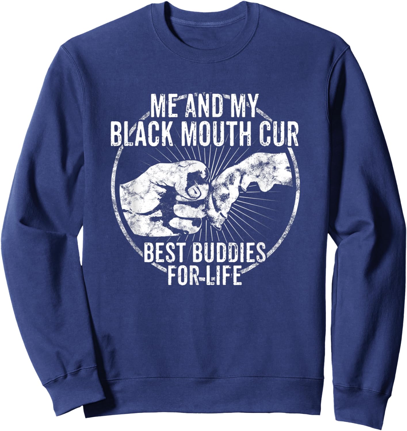 Black Mouth Cur Sweatshirt - Sweatshirt | Navy
