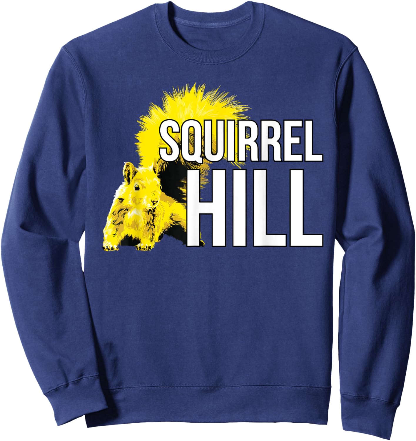 Squirrel Hill Pittsburgh Neighborhood Sweatshirt - Sweatshirt | Navy