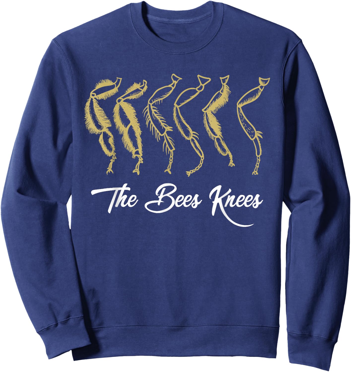The Bee's Knees Funny 1920s Gift Apiary Apiarist Bee Keeper Sweatshirt - Sweatshirt | Navy
