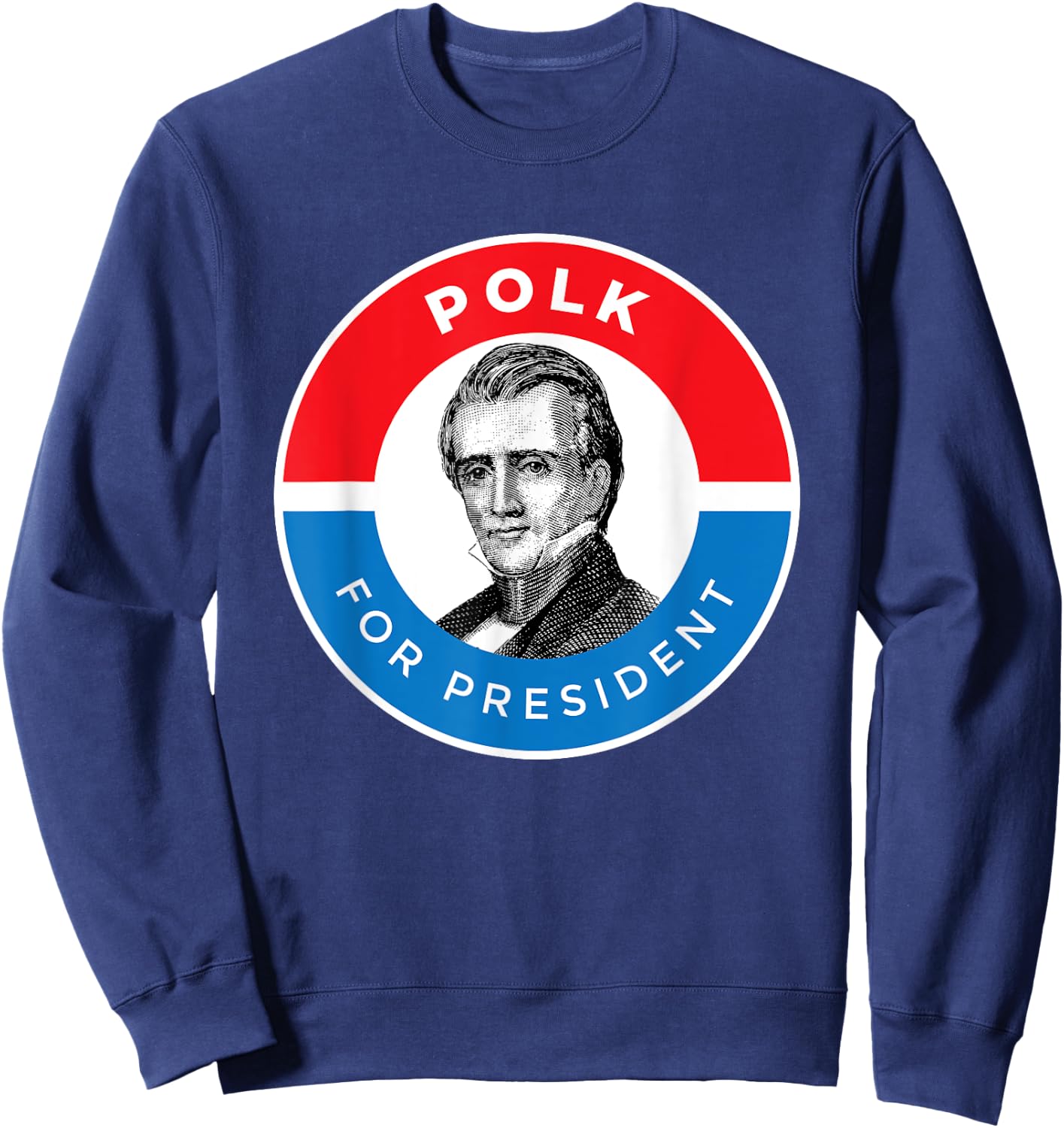 James K Polk Sweatshirt - Sweatshirt | Navy