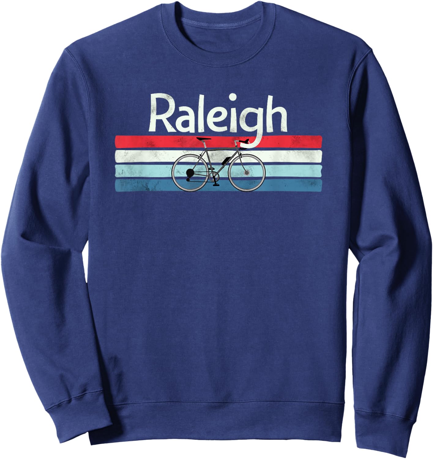 Vintage Retro Bike Raleigh T Shirt Sweatshirt - Sweatshirt | Navy