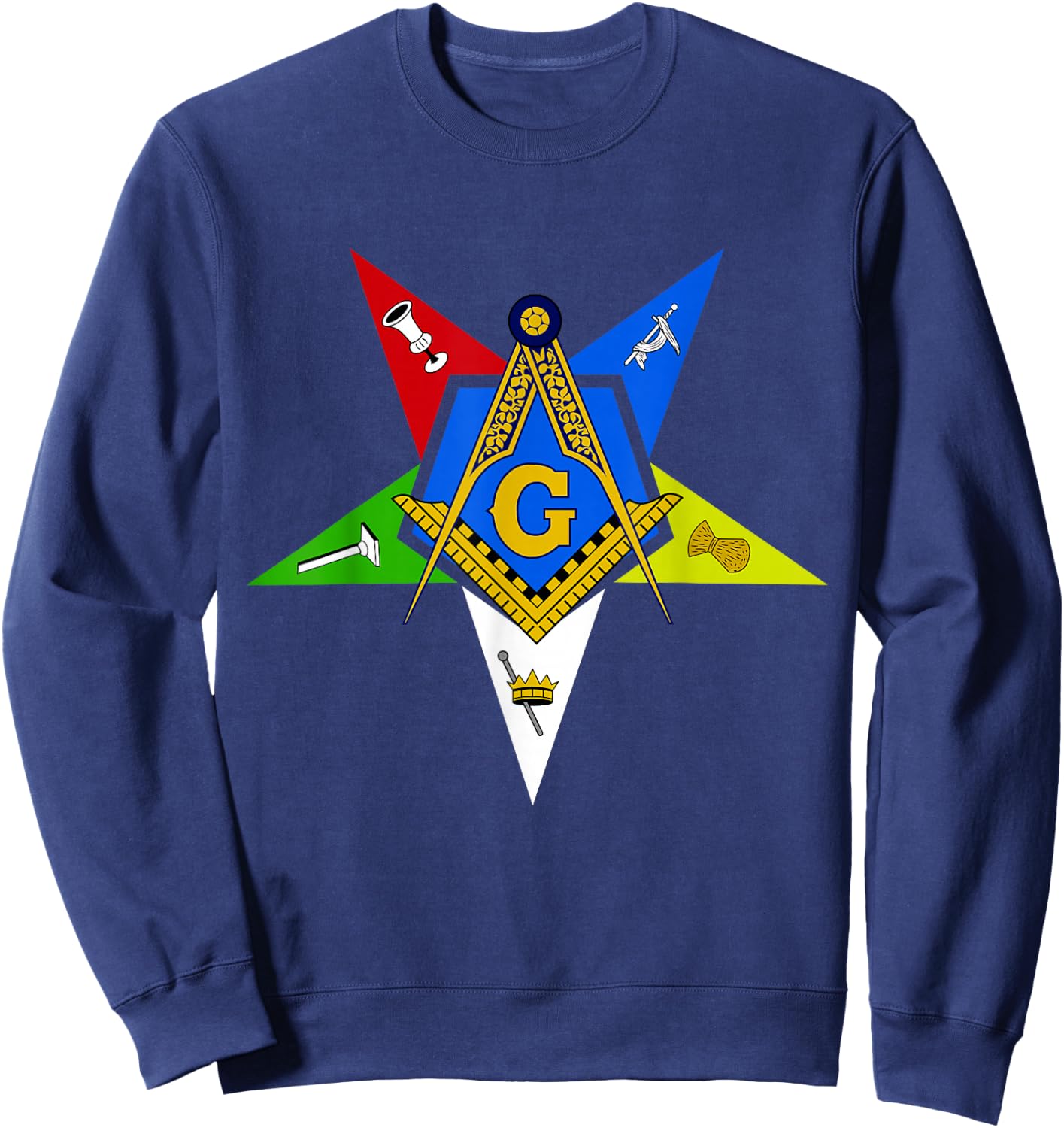 Worthy Patron T Shirt Masonic OES Eastern Star Sweatshirt - Sweatshirt | Navy
