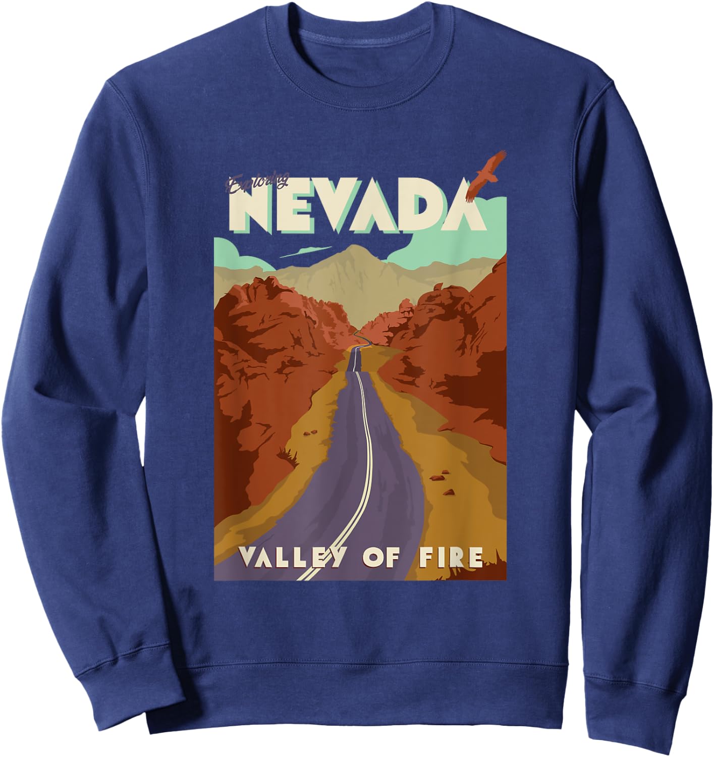 Nevada Valley of Fire Sweatshirt - Sweatshirt | Navy