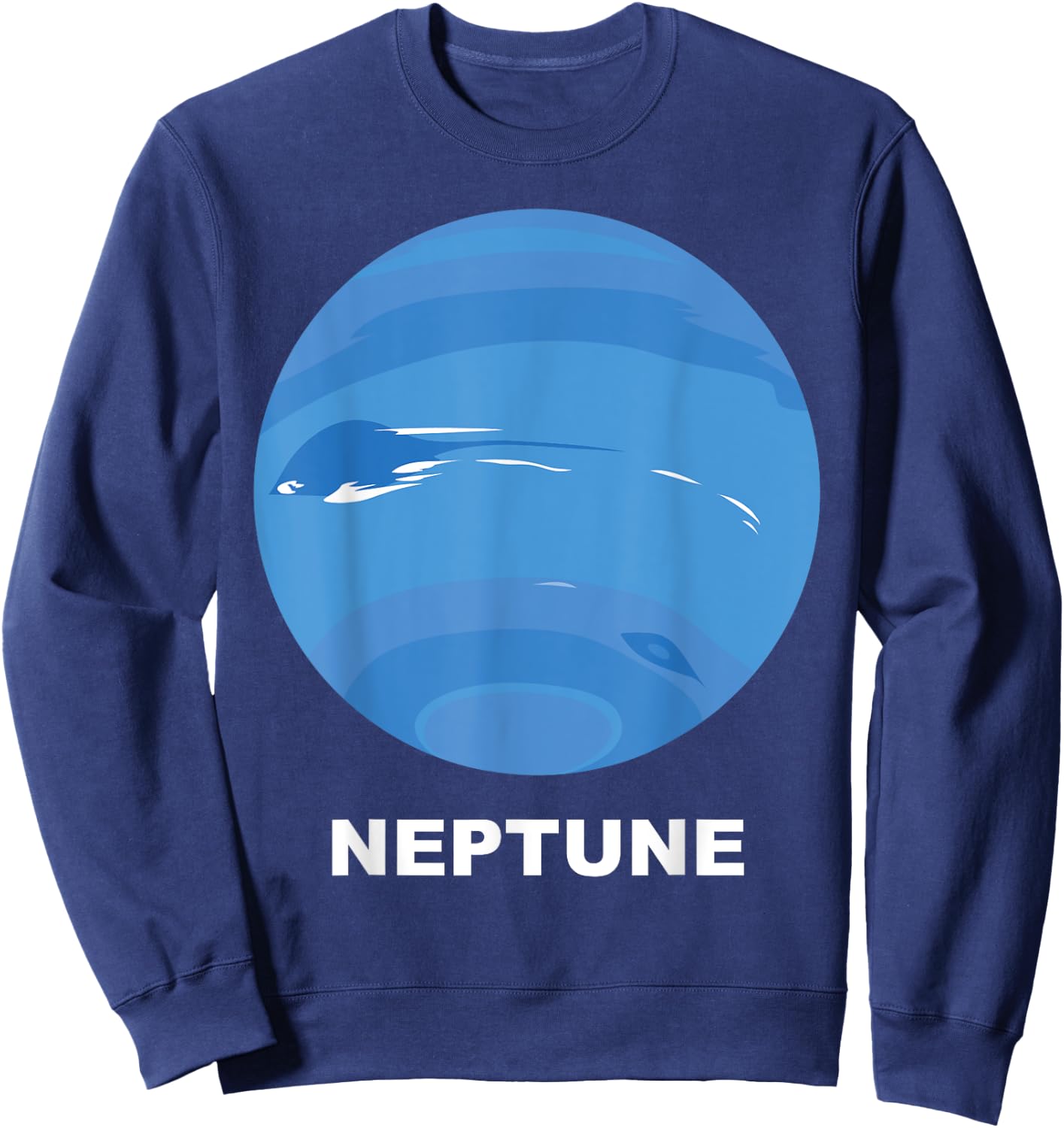 Solar System Group Costumes - Giant Planet Neptune Costume Sweatshirt - Sweatshirt | Navy