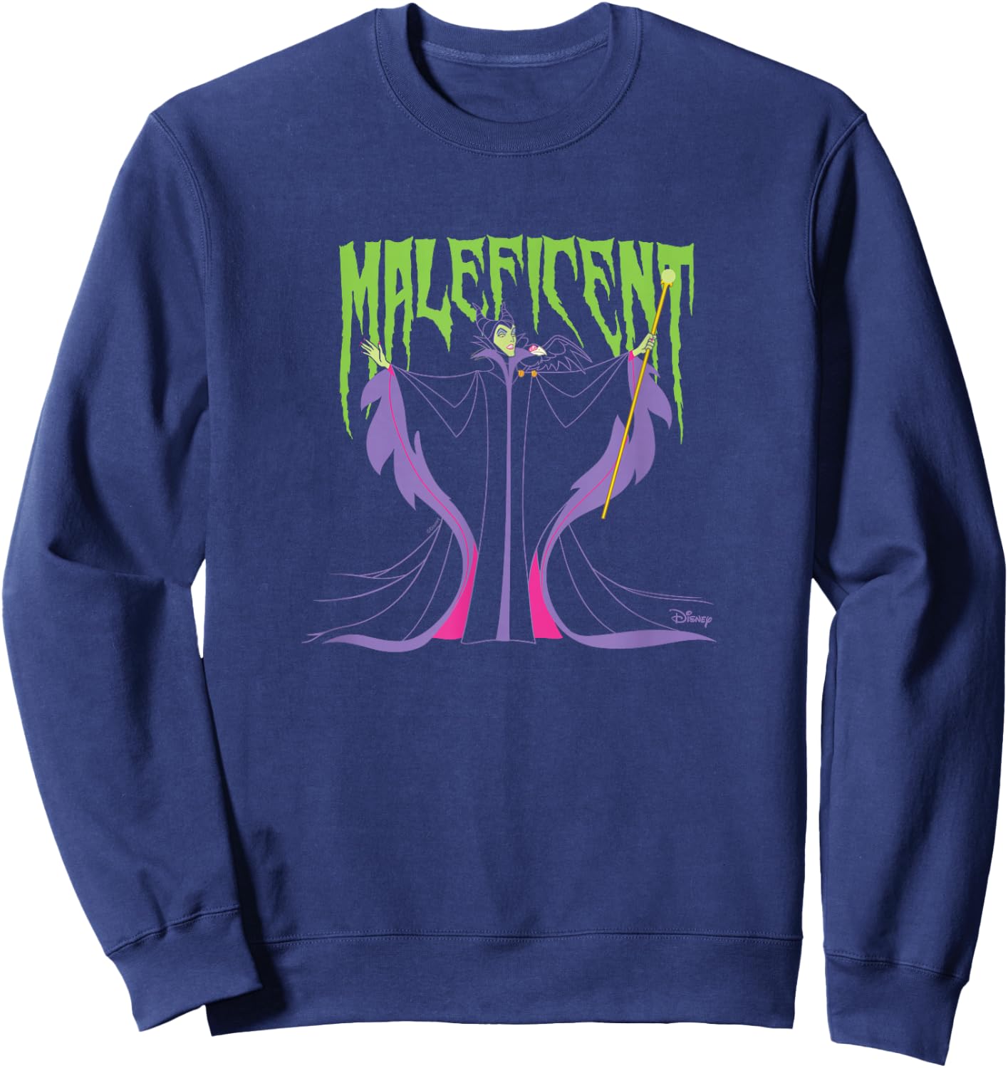 Disney Villians - Maleficent Sweatshirt - Sweatshirt | Navy