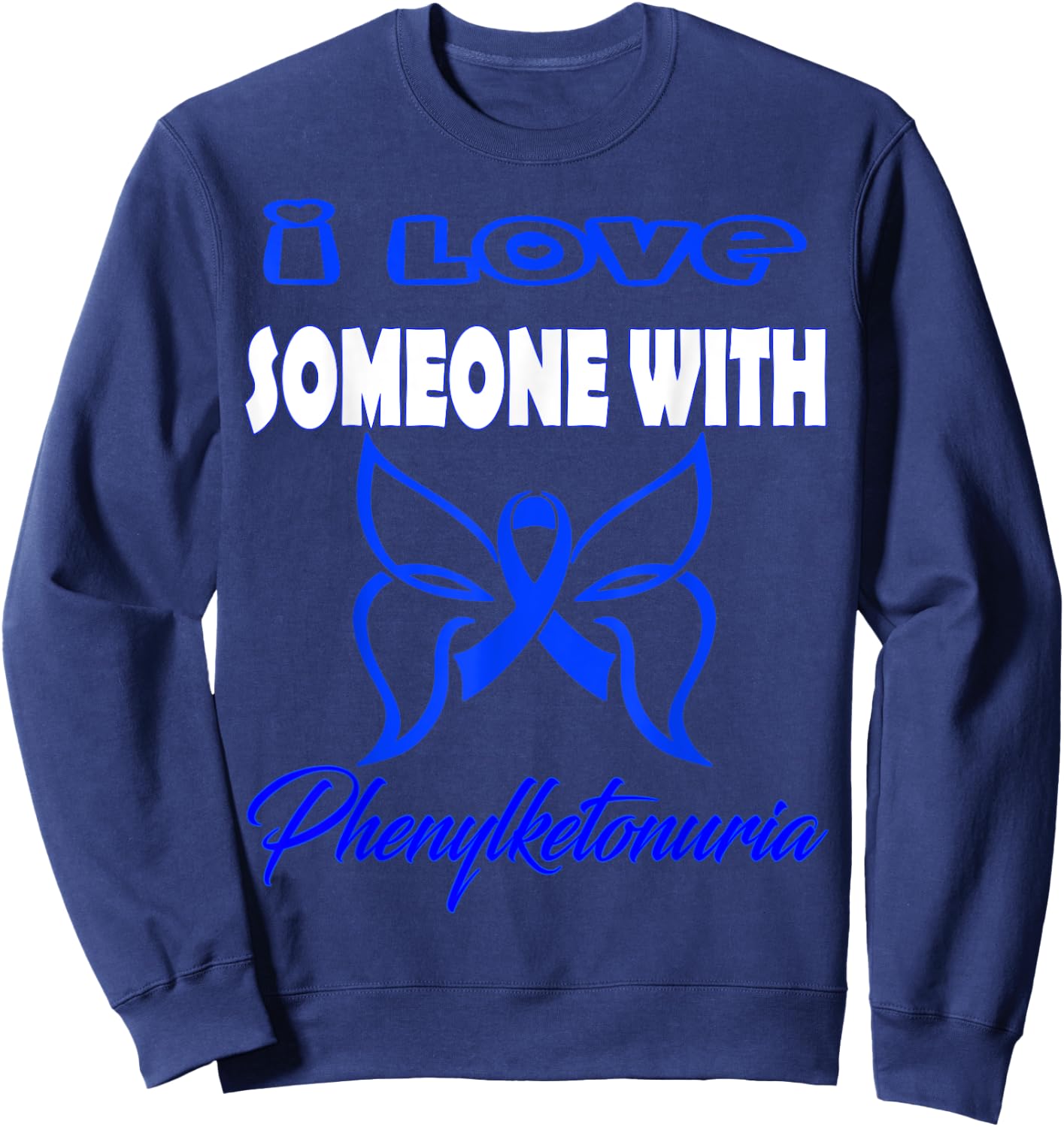 Pku awareness Sweatshirt - Sweatshirt | Navy