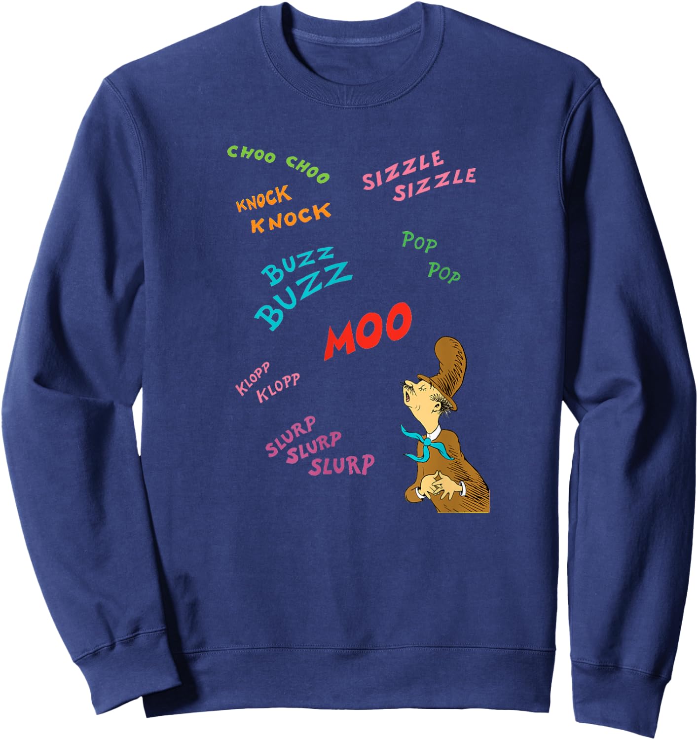 Dr. Seuss Mr. Brown Sounds Sweatshirt - Sweatshirt | Navy