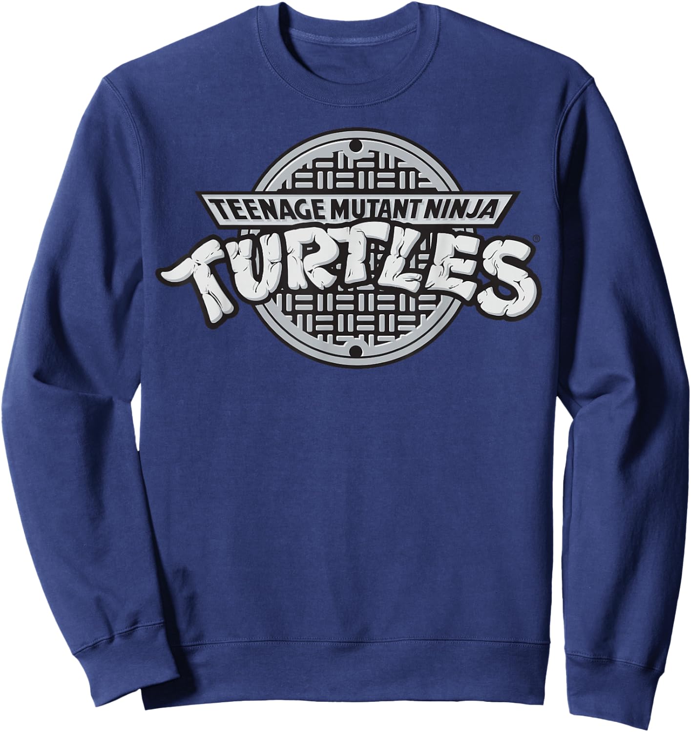 Teenage Mutant Ninja Turtles TMNT Sewer Logo -Shirt Sweatshirt - Sweatshirt | Navy