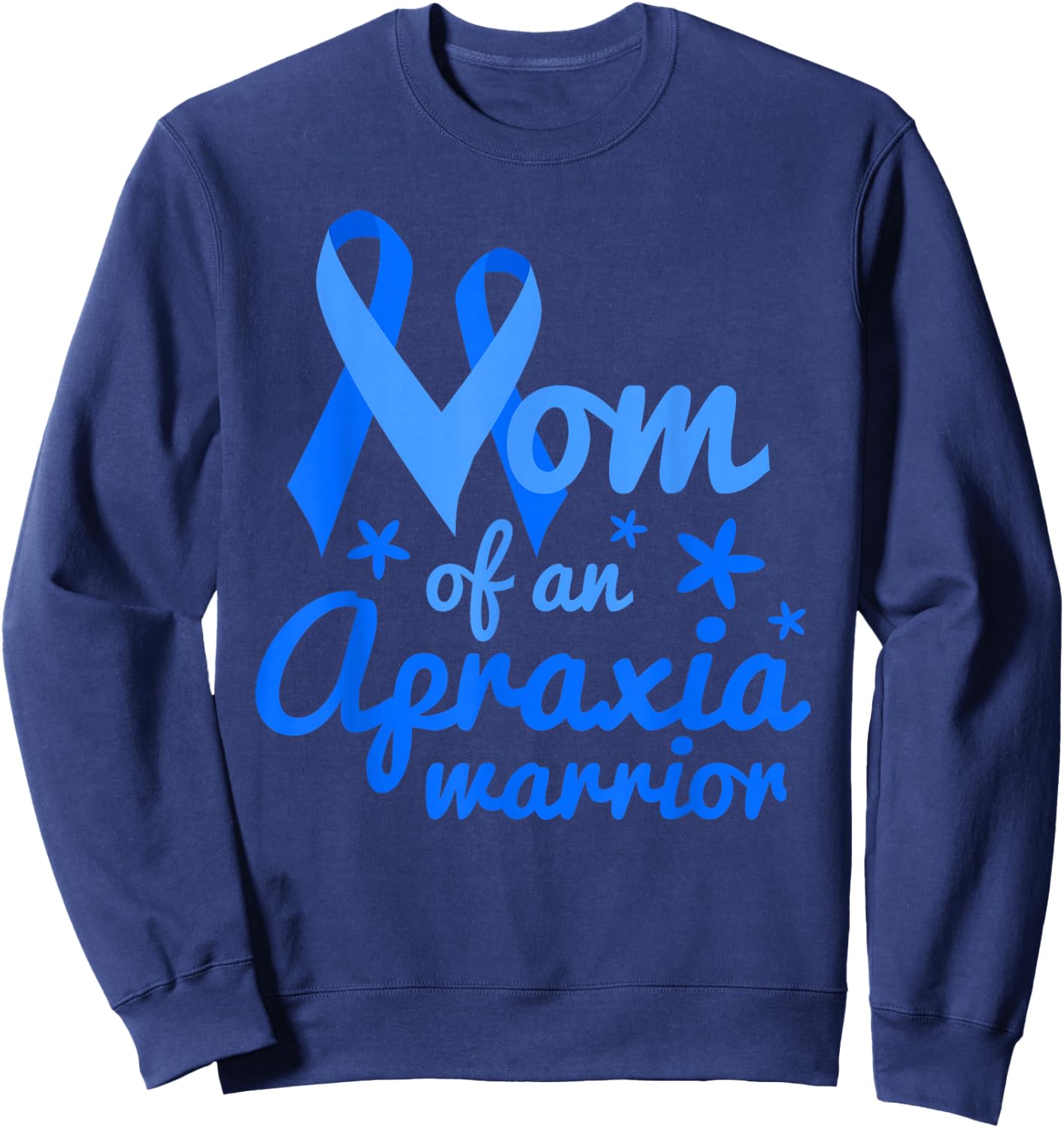 Apraxia Warrior Mama Closed Head Injury Sweatshirt - Sweatshirt | Navy