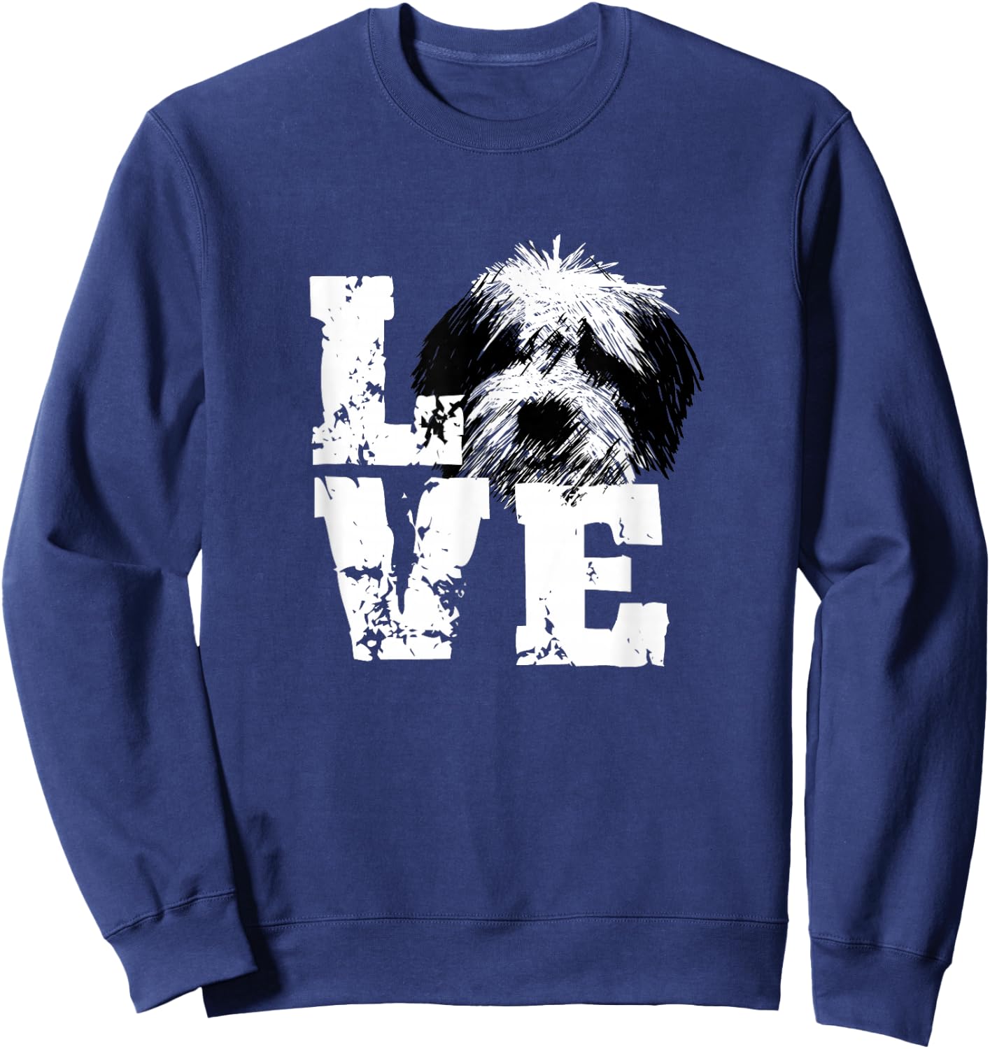 LOVE Sheepadoodles for Doodle Dog Lovers Sweatshirt - Sweatshirt | Navy