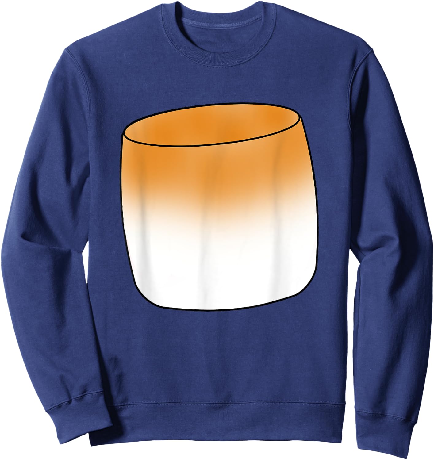 Marshmallow Group S'More Halloween Costume Sweatshirt - Sweatshirt | Navy