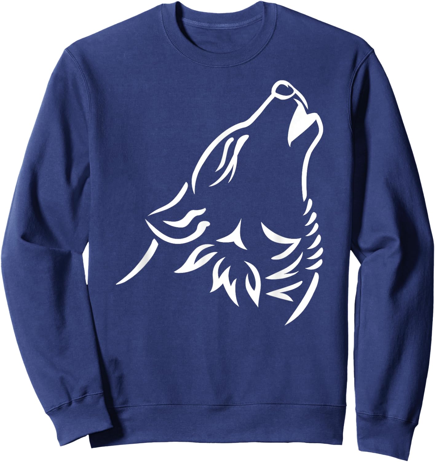 Howling Wolf Sweatshirt - Sweatshirt | Navy