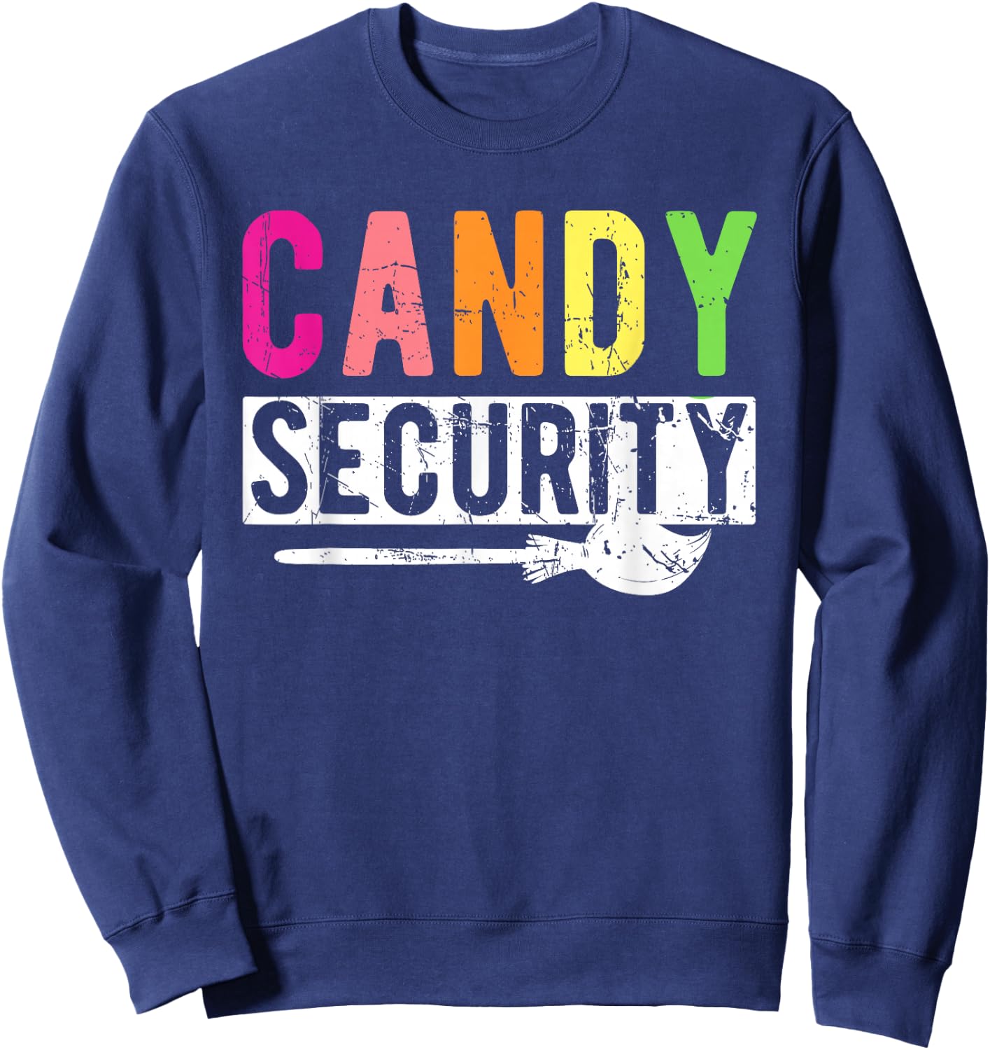 Candy Security Halloween Candy Security Sweatshirt - Sweatshirt | Navy