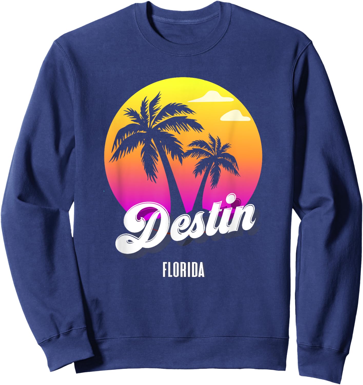 Destin Florida Beach City Native Sweatshirt - Sweatshirt | Navy