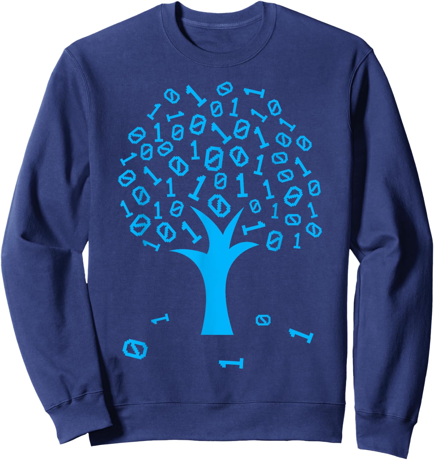 Binary Tree | Computer Science Lovers Coding Sweatshirt - Sweatshirt | Navy