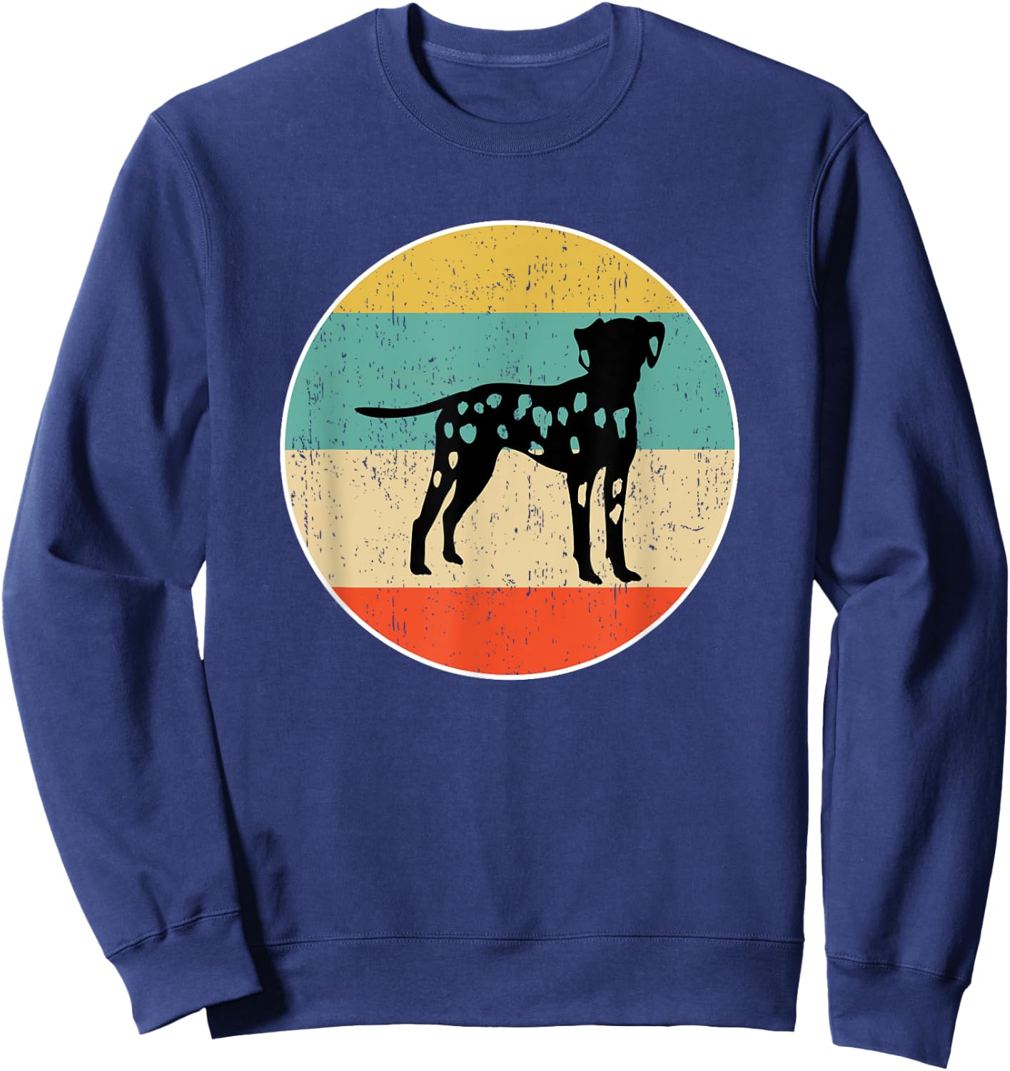 Dalmatian Dog Gift Women Girls Kids Sweatshirt - Sweatshirt | Navy