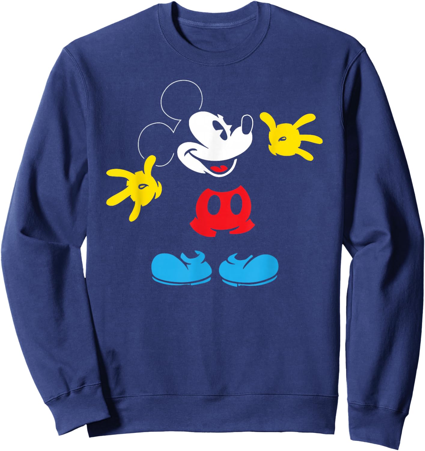 Disney - Excited Mickey Mouse Sweatshirt - Sweatshirt | Navy